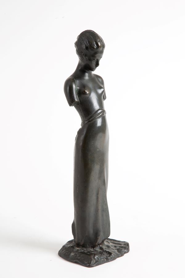 PAVEL PETROVITCH TROUBETZKOY - Sculpture "YOUNG GIRL"