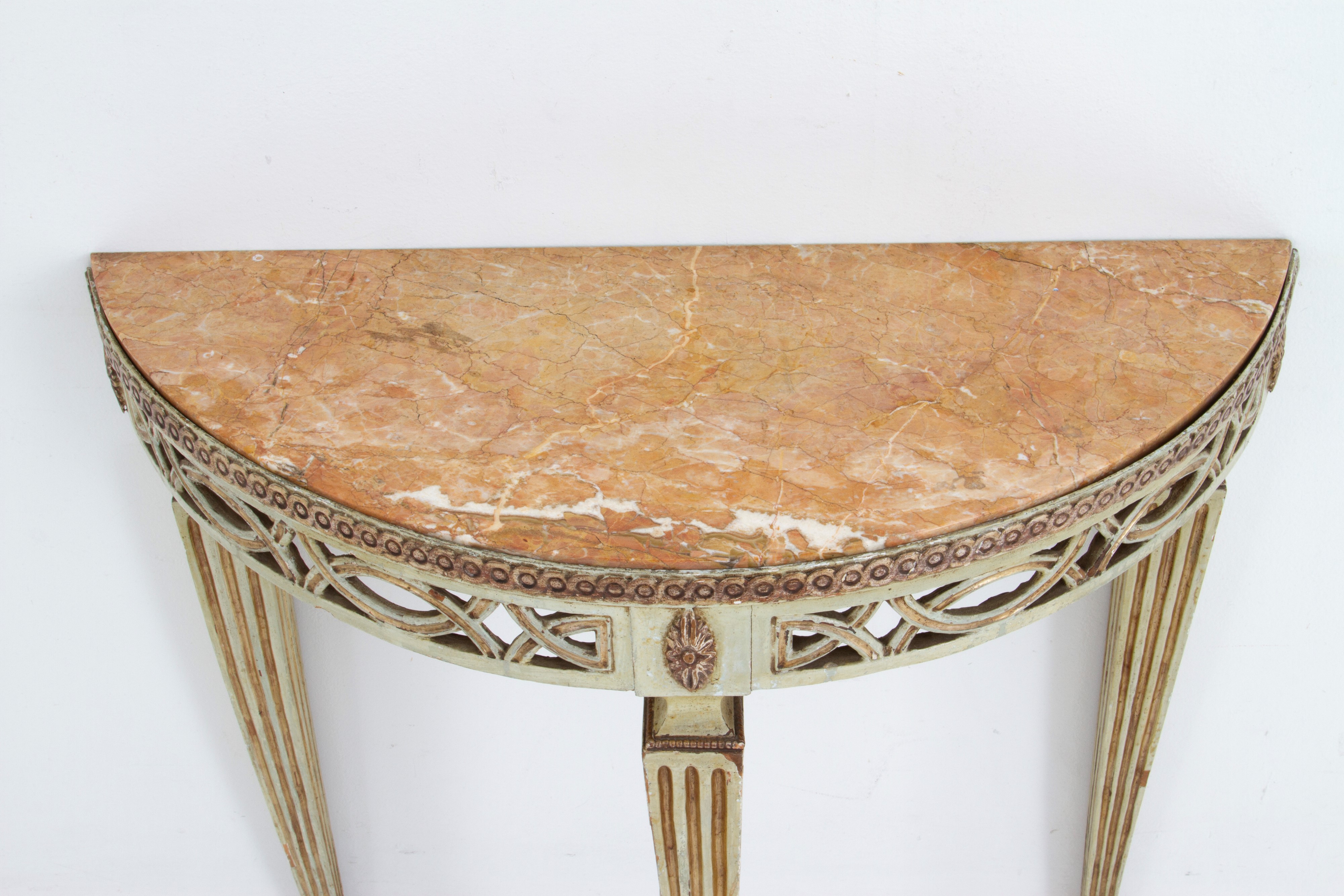 Consolle a mezza luna