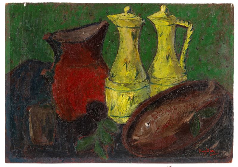 Henri Hayden - Dipinto "natura Morta"