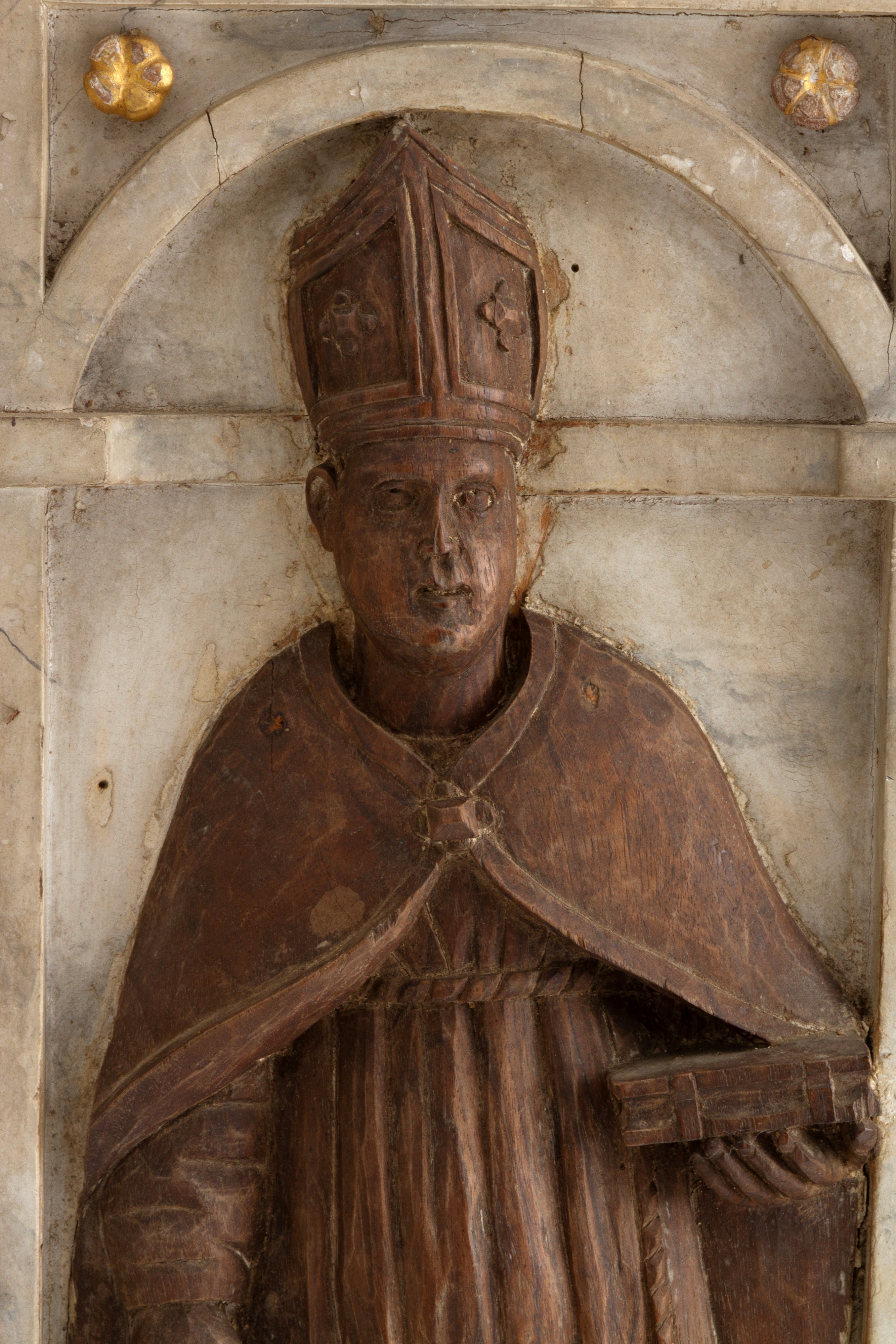 Coppia di altorilievi "SANTI"