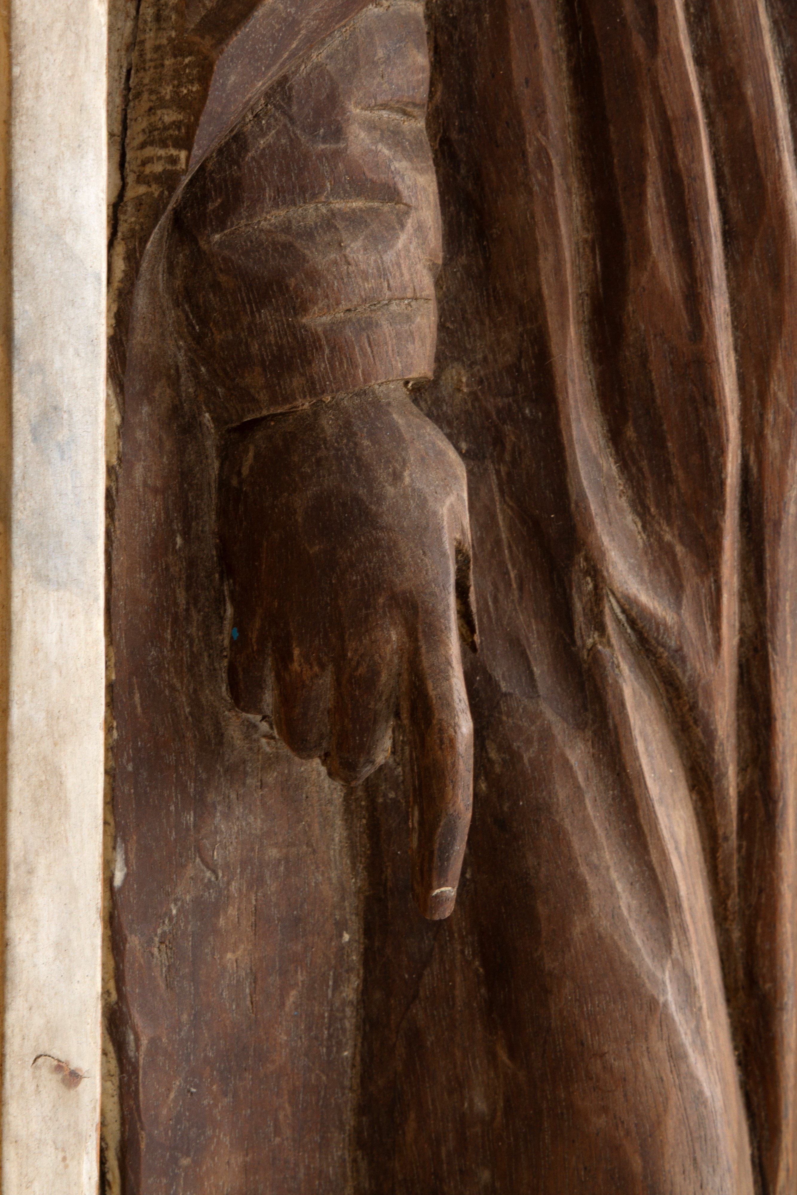 Coppia di altorilievi "SANTI"