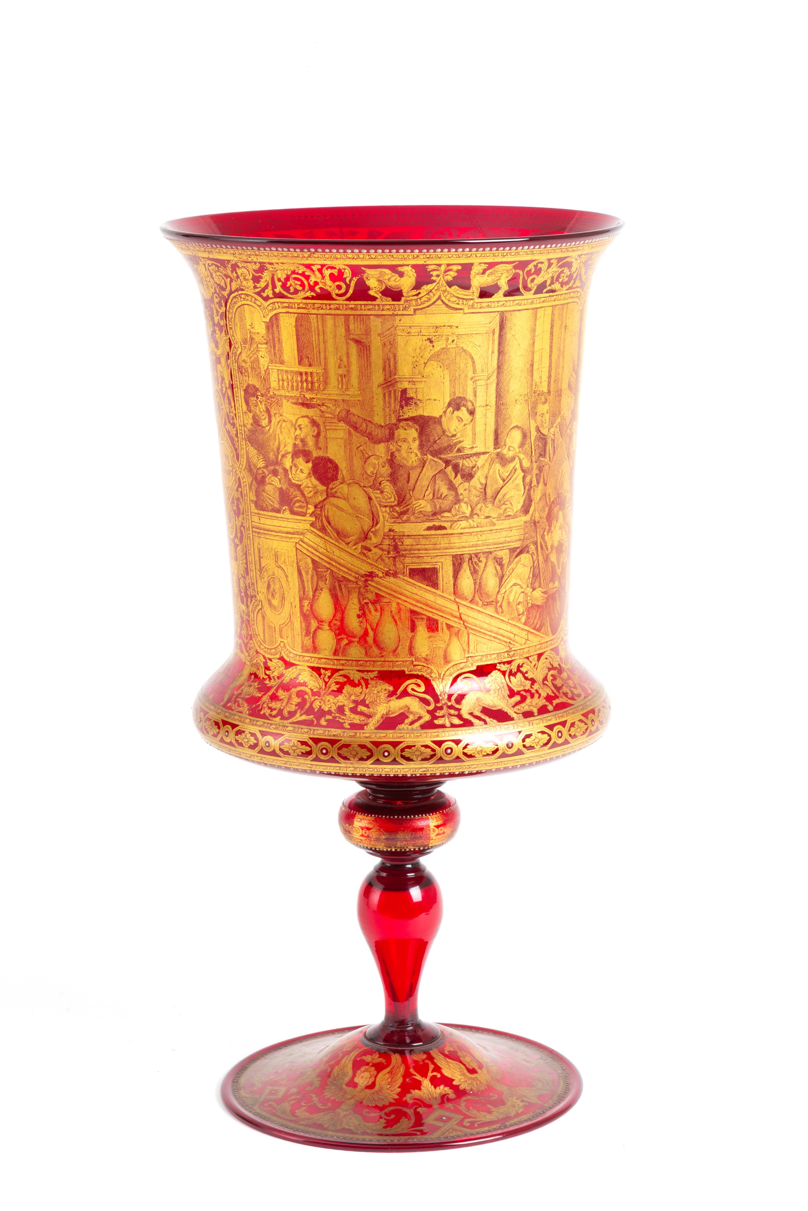 Coppa in vetro di Murano