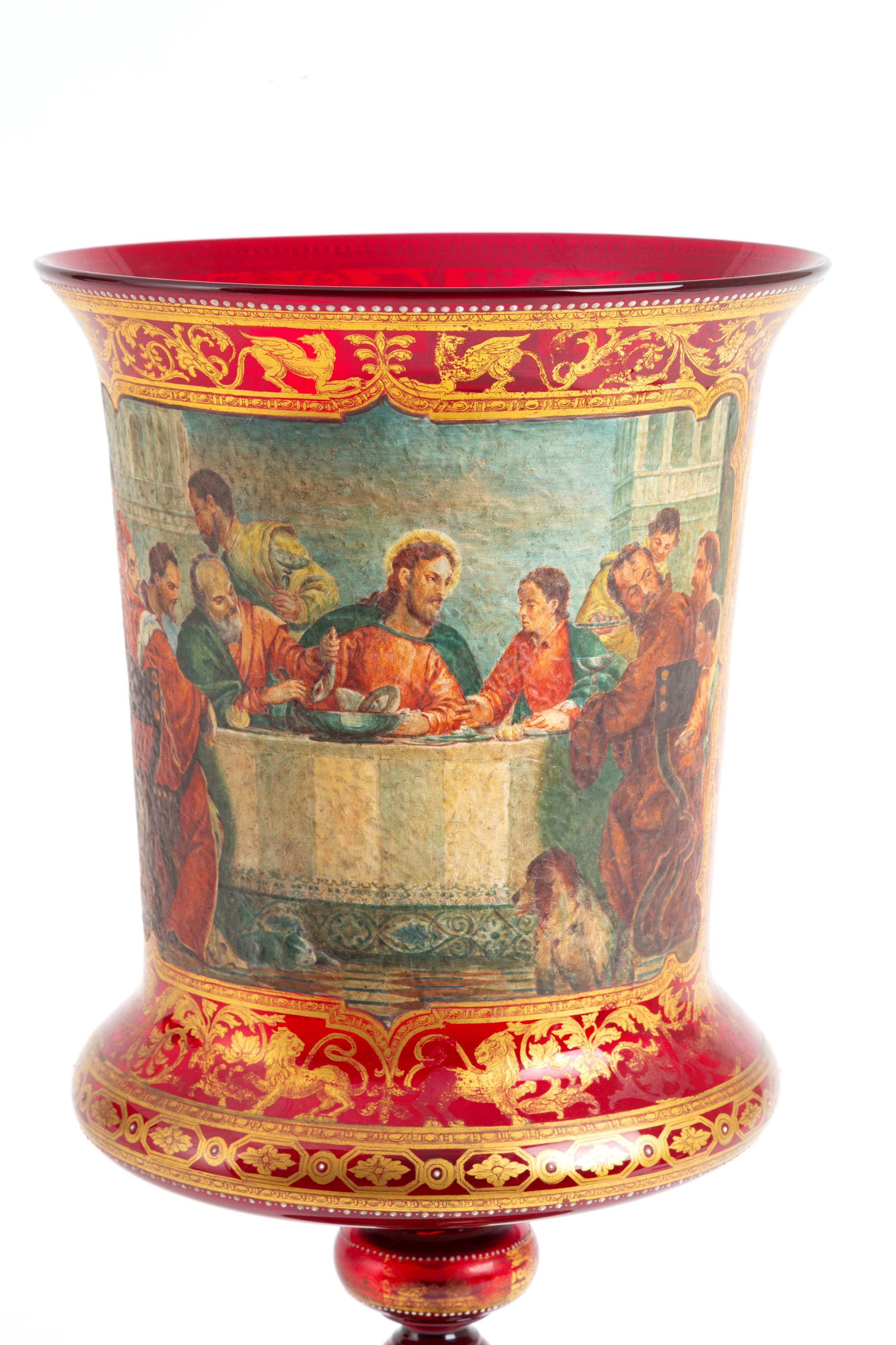 Coppa in vetro di Murano