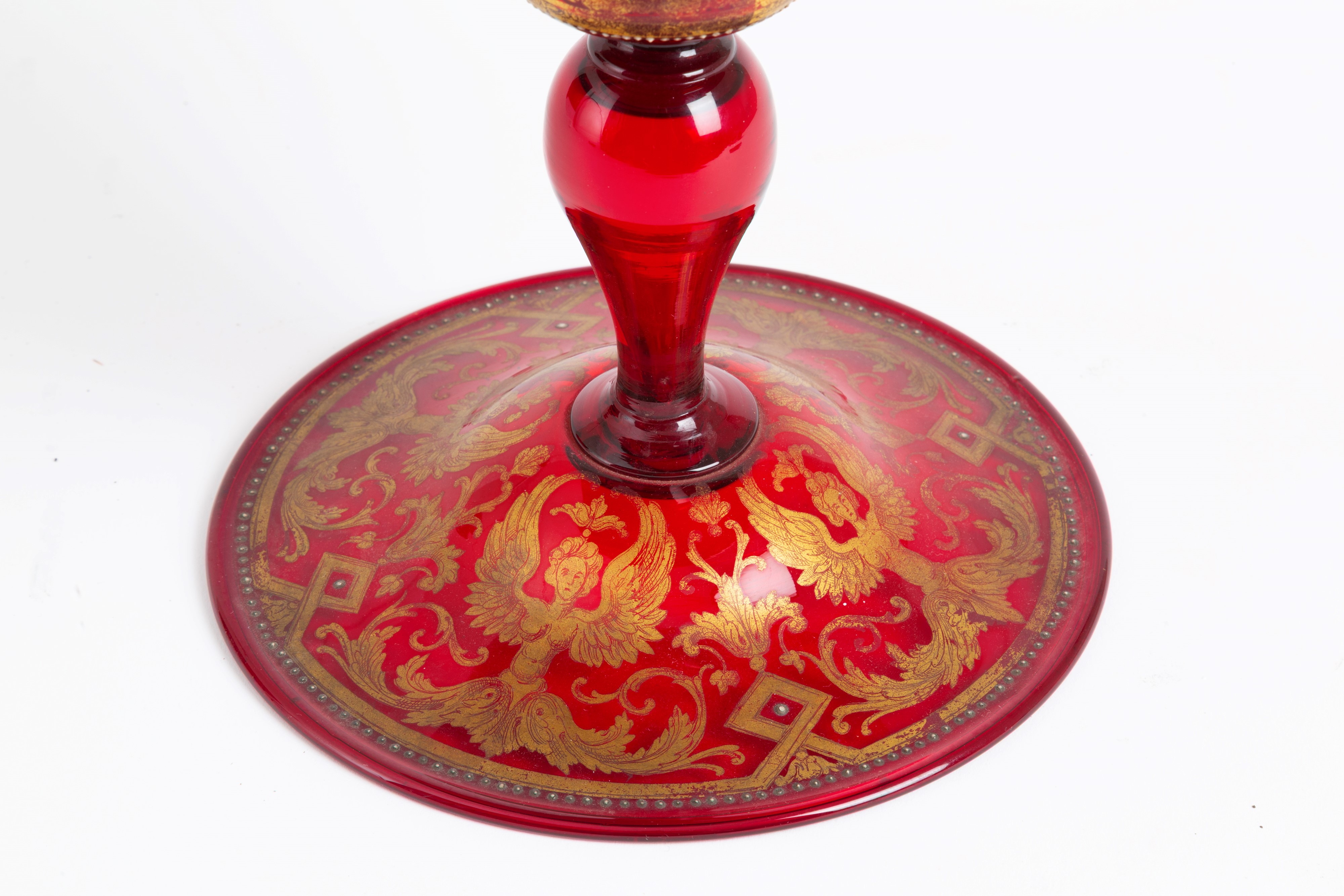 Coppa in vetro di Murano