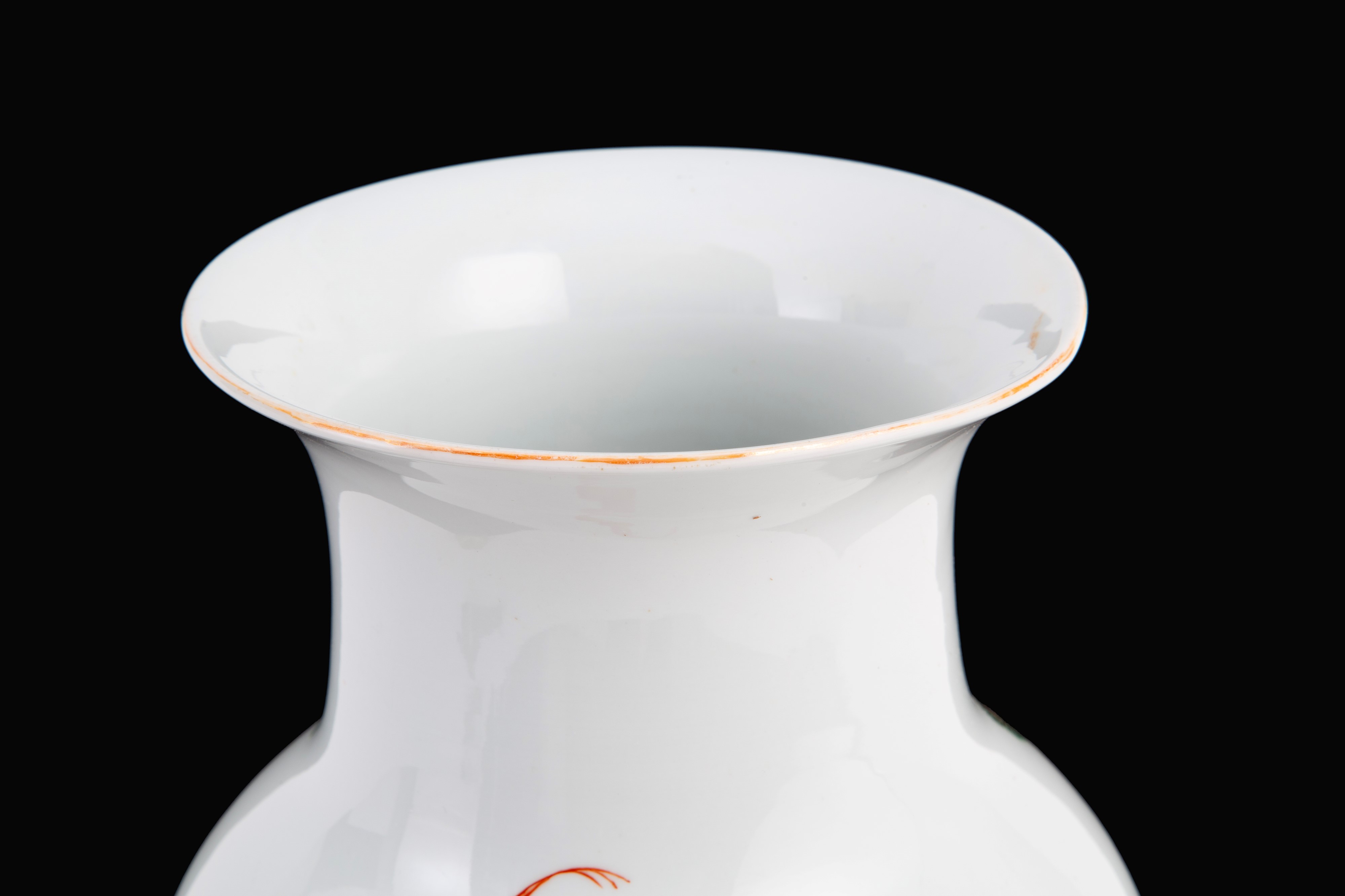 Vaso in porcellana Famiglia Verde