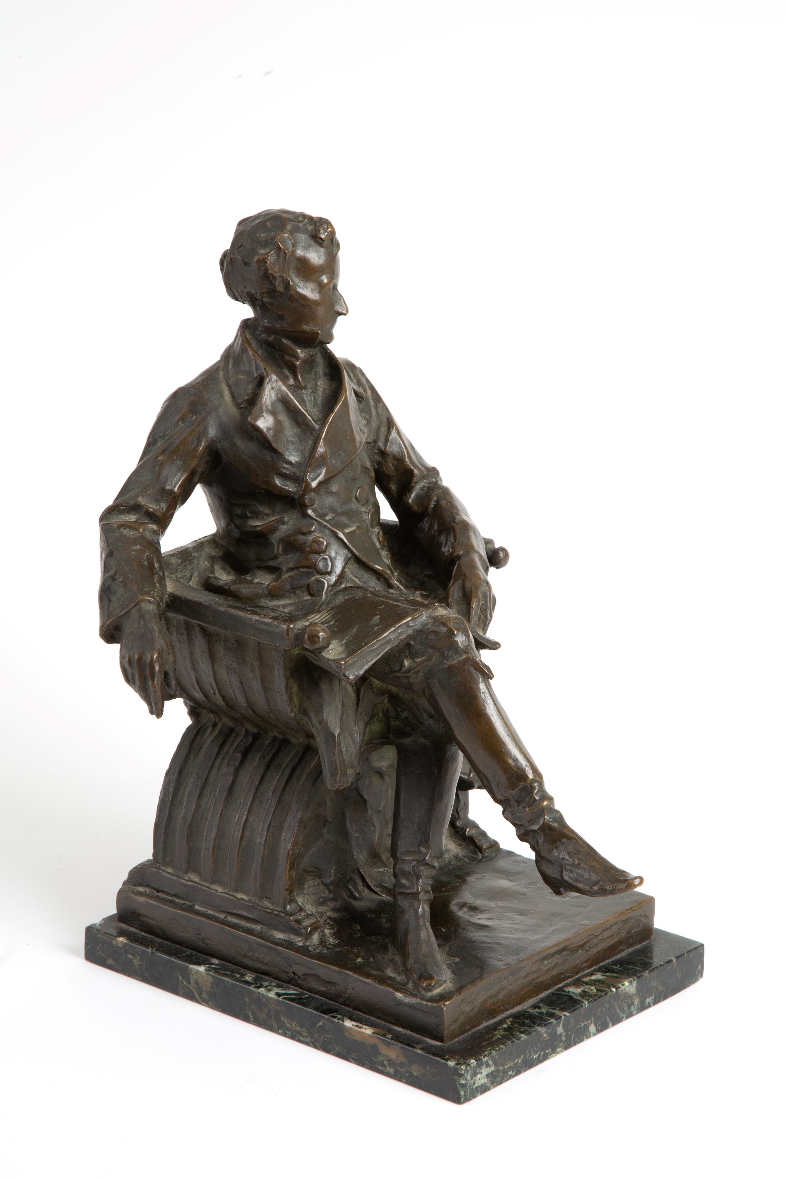 Alberto Dressler - Scultura "alessandro Manzoni Seduto"