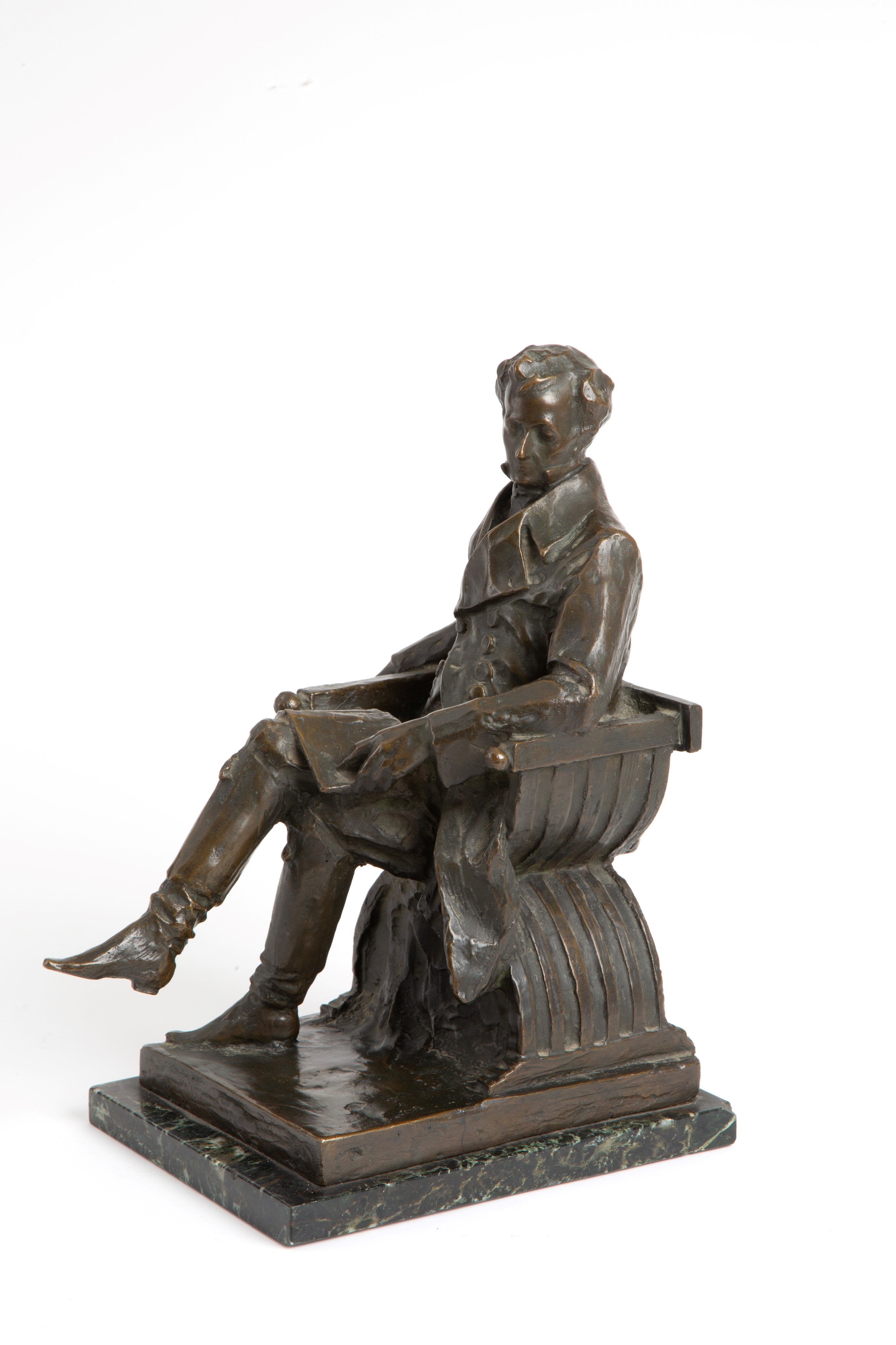 Alberto Dressler - Scultura "alessandro Manzoni Seduto"