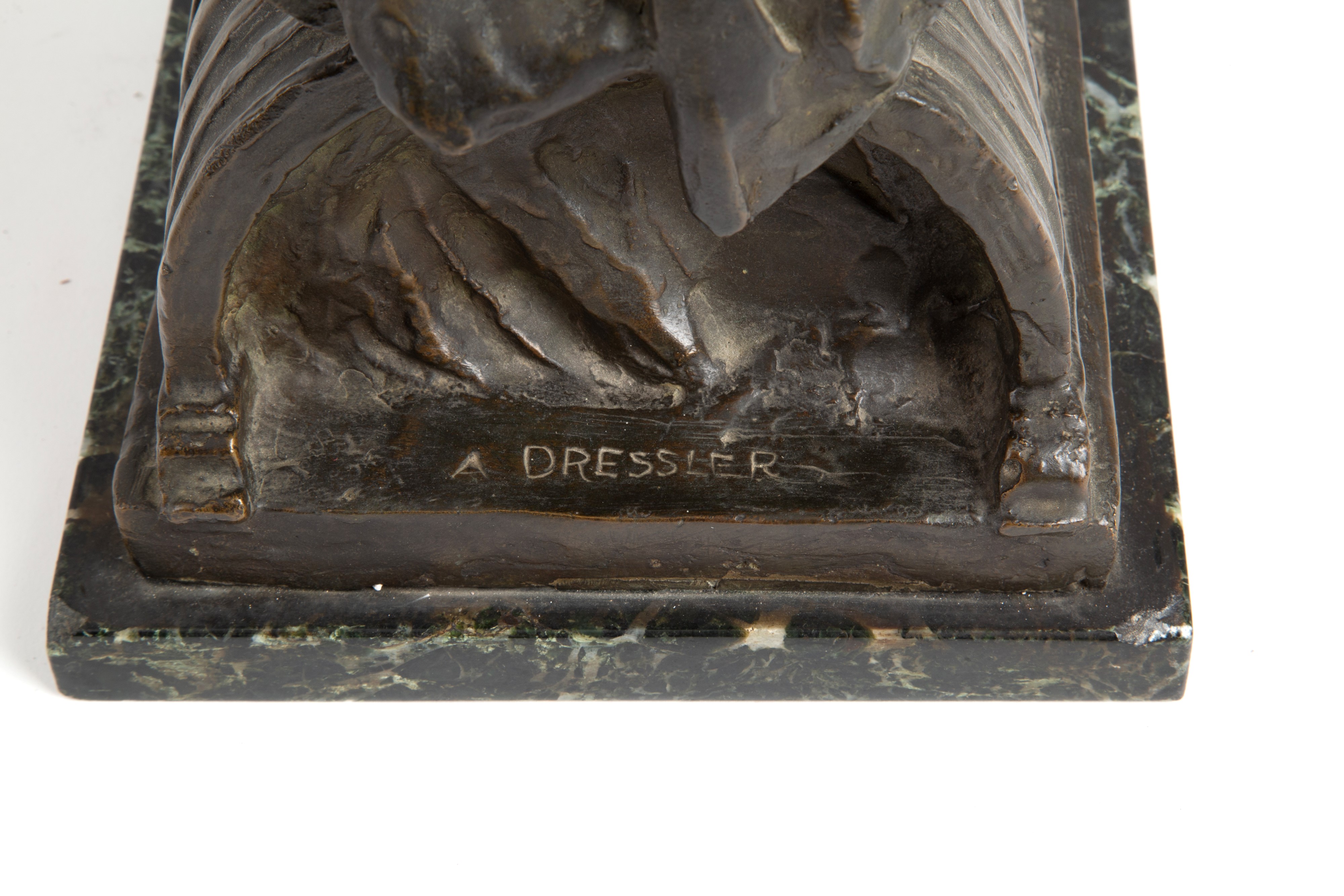 Alberto Dressler - Scultura "alessandro Manzoni Seduto"