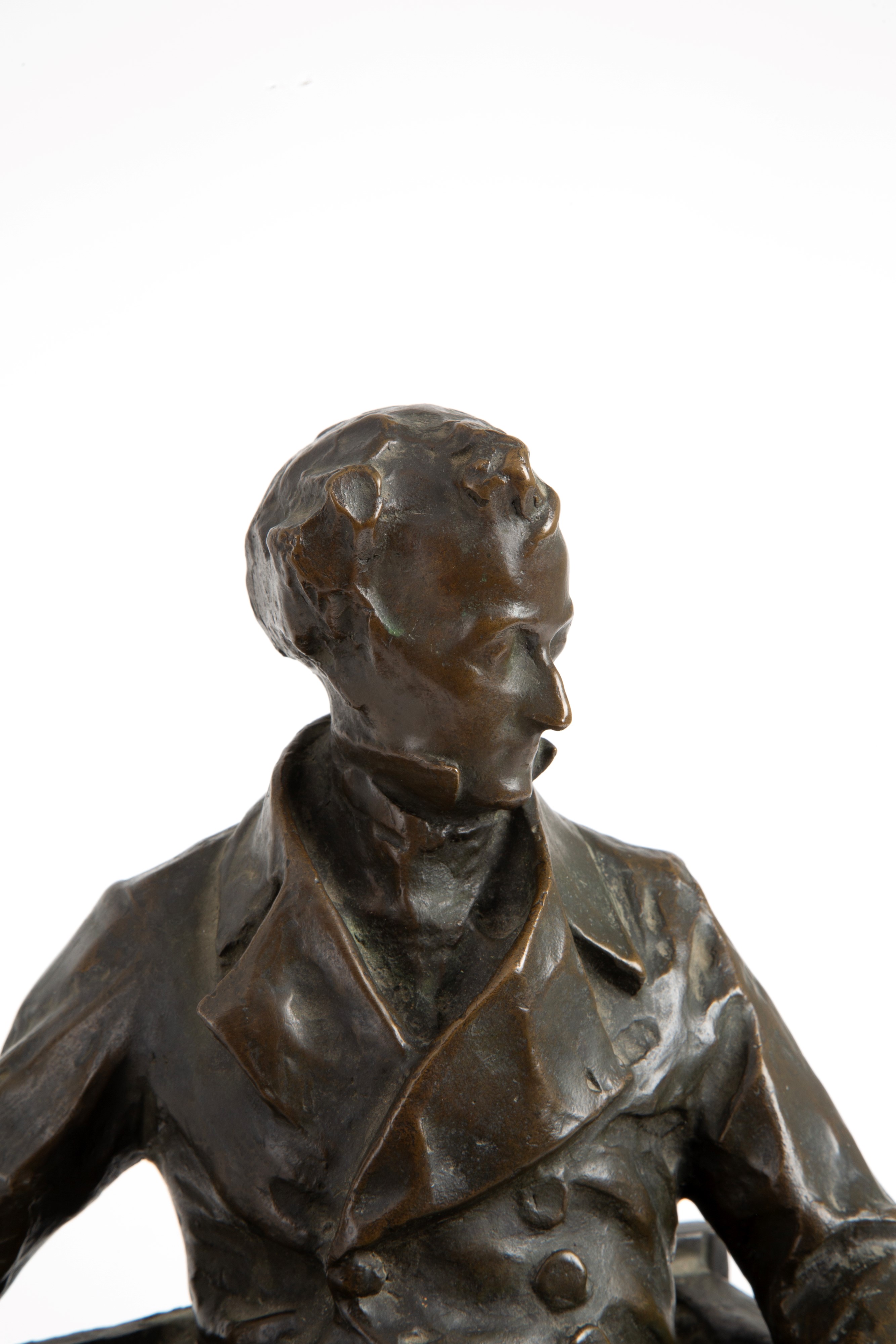 Alberto Dressler - Scultura "alessandro Manzoni Seduto"