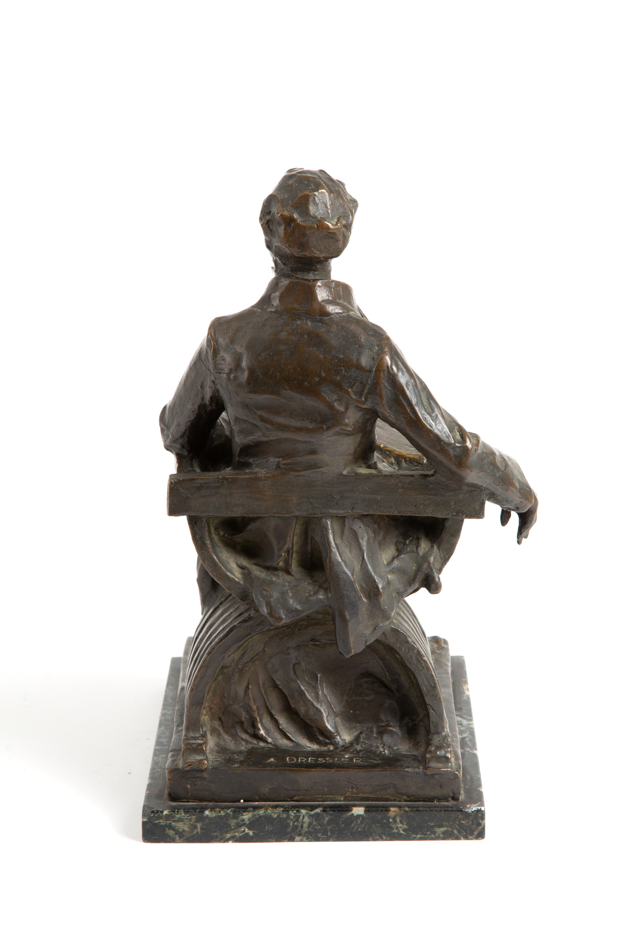 Alberto Dressler - Scultura "alessandro Manzoni Seduto"
