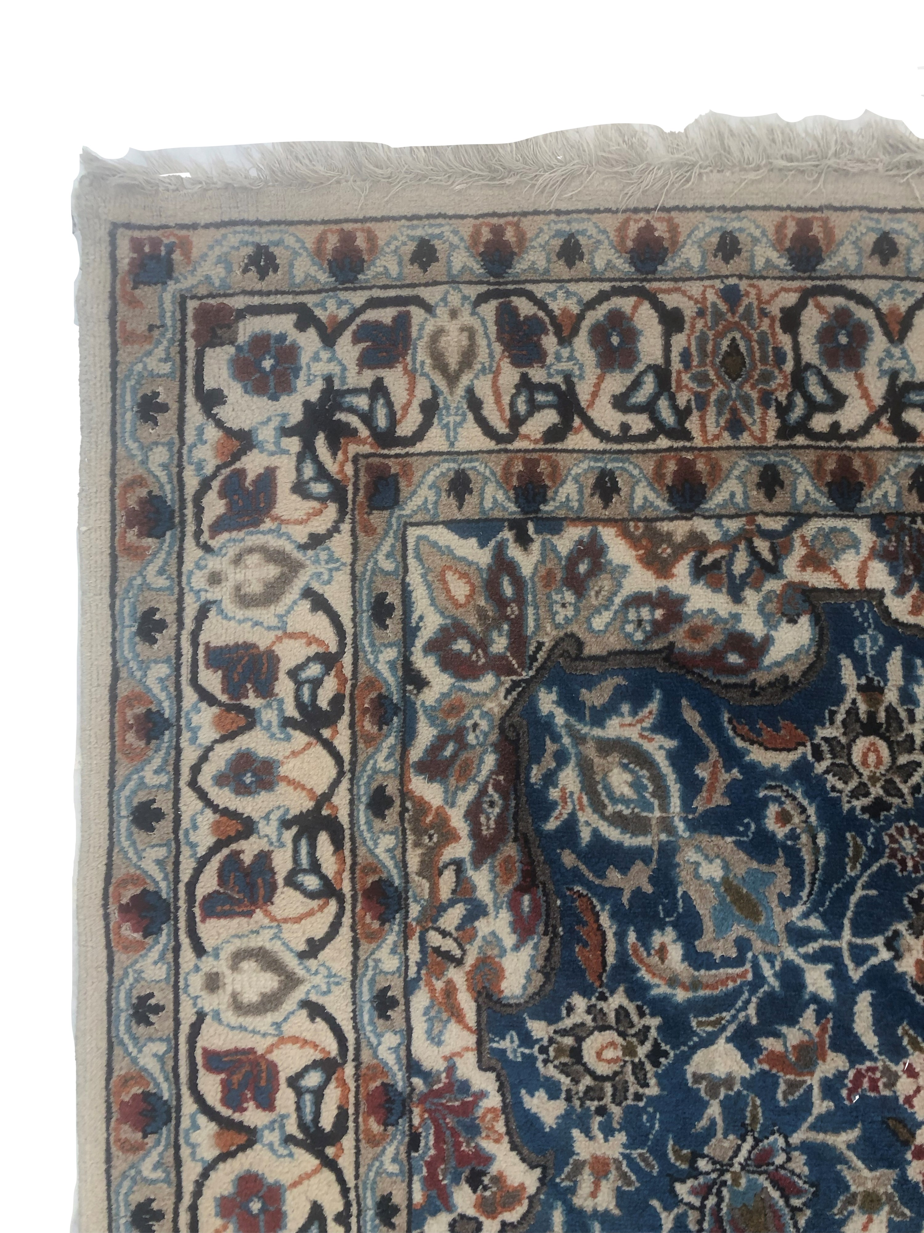 Tappeto Nain in lana e seta. Persia