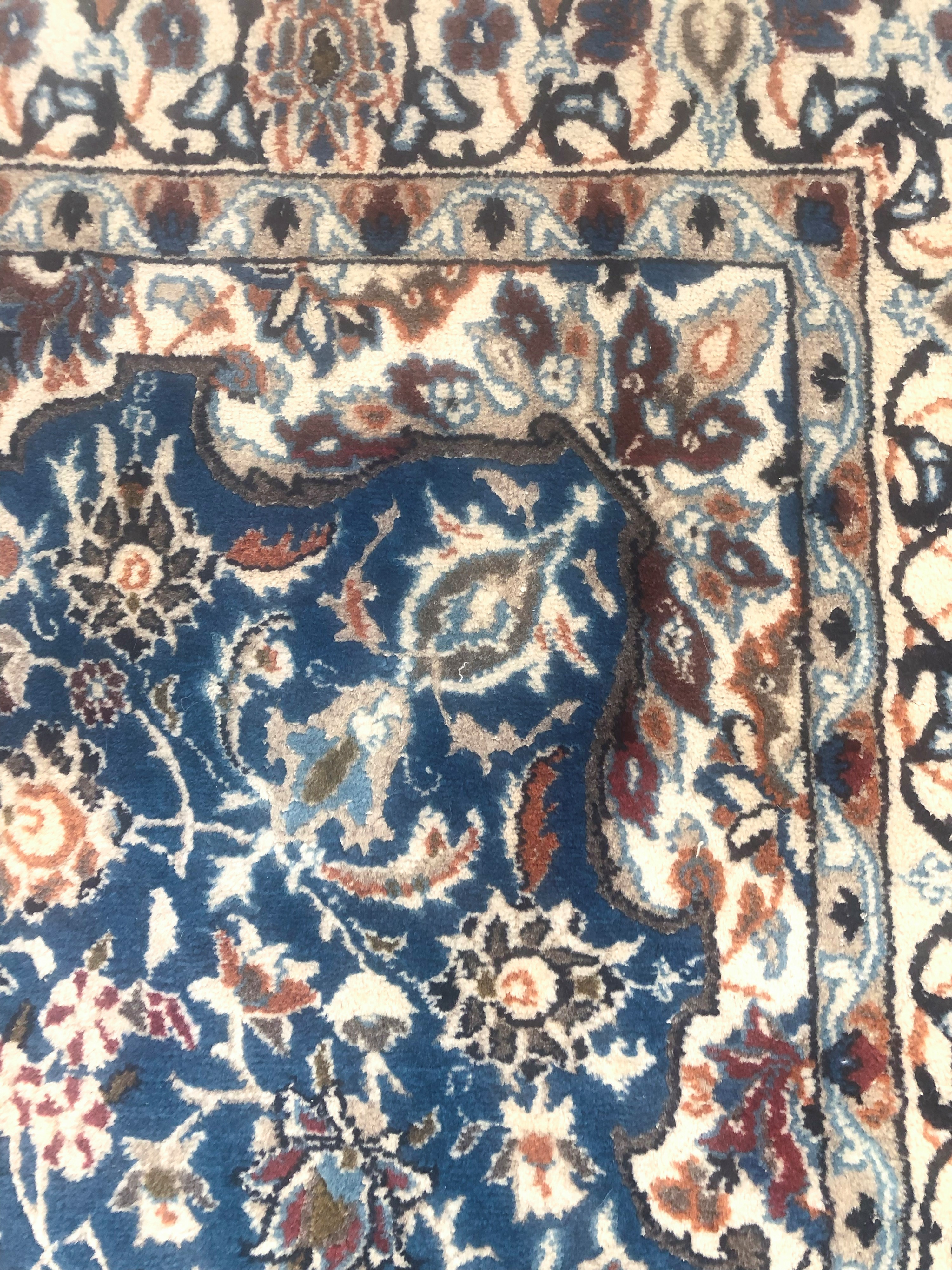 Tappeto Nain in lana e seta. Persia