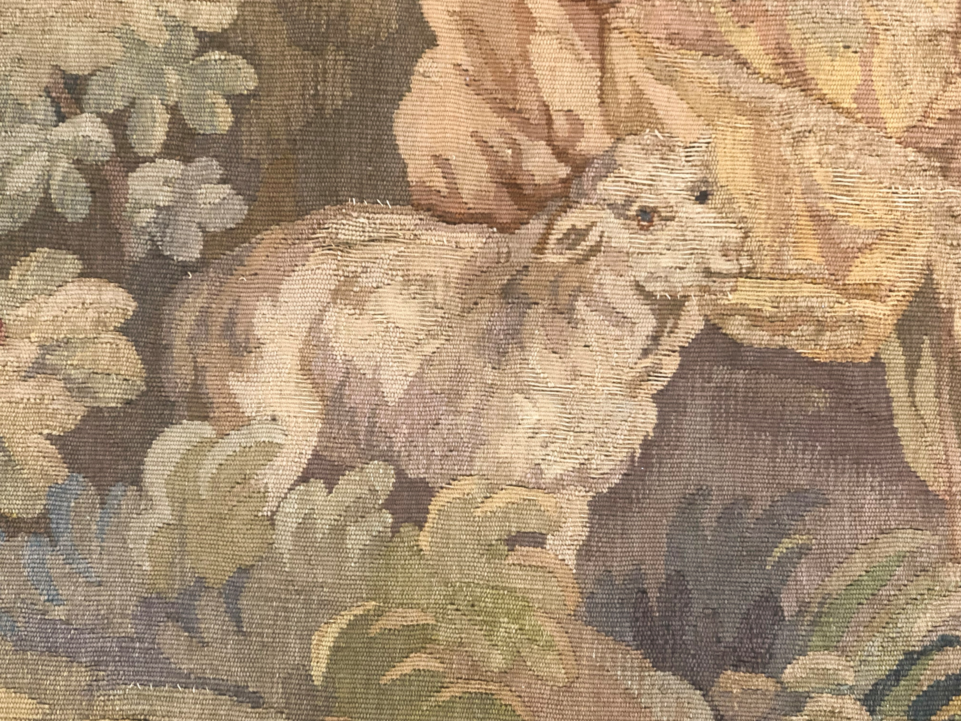 Aubusson, Tappeto in lana e seta, Francia, XIX secolo