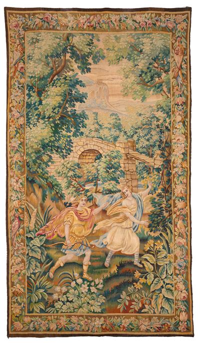 Arazzo fiammingo, Scena mitologica, XIX secolo