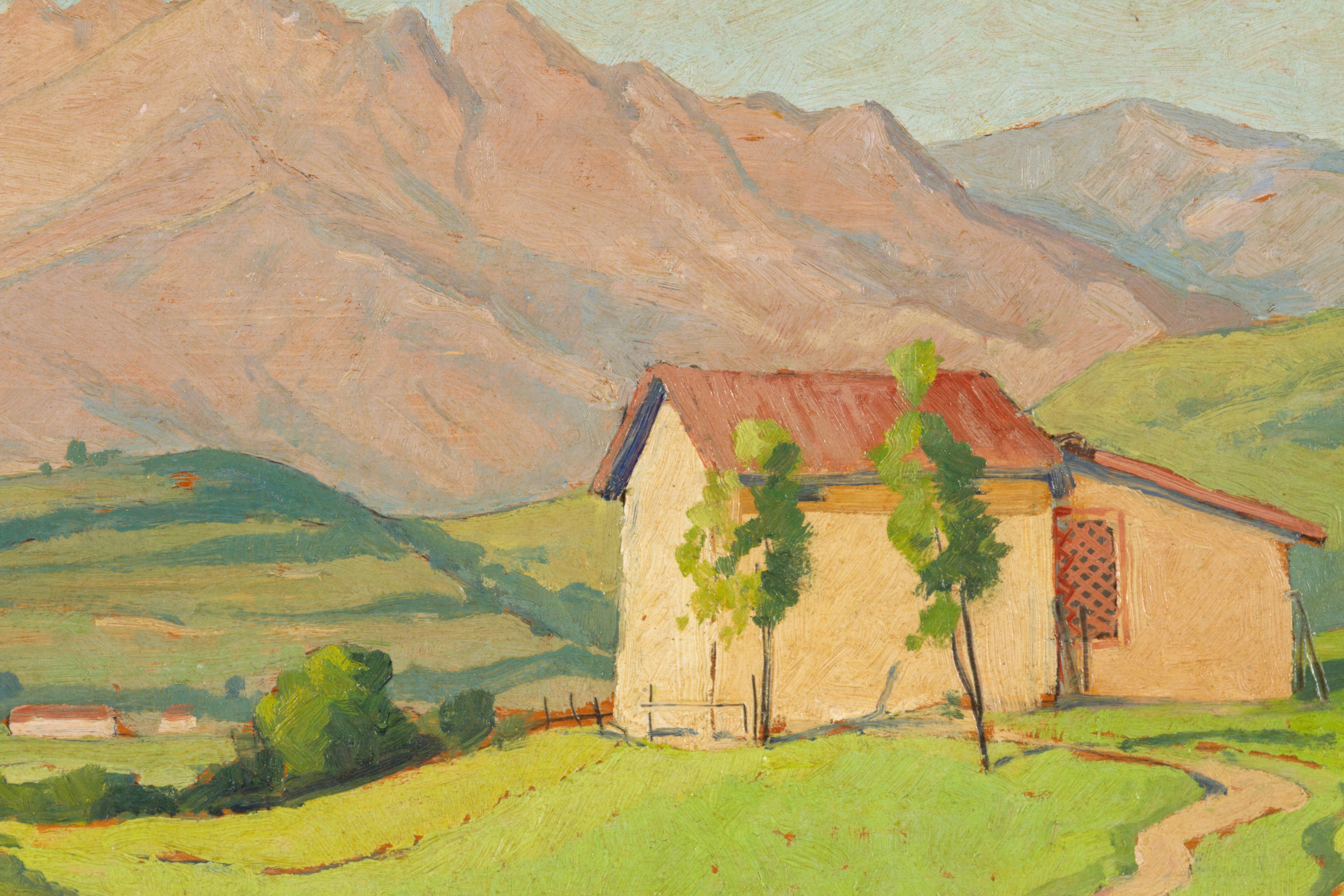 Erme Ripa - Resegone, olio su tavoletta