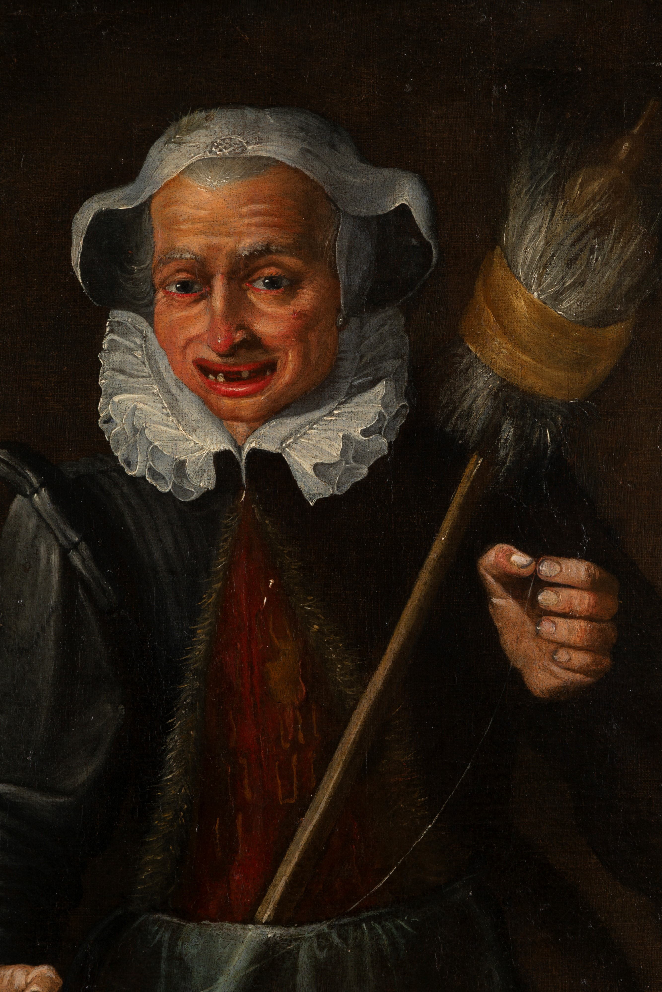 Autore anonimo, DOMESTICA, olio su tela