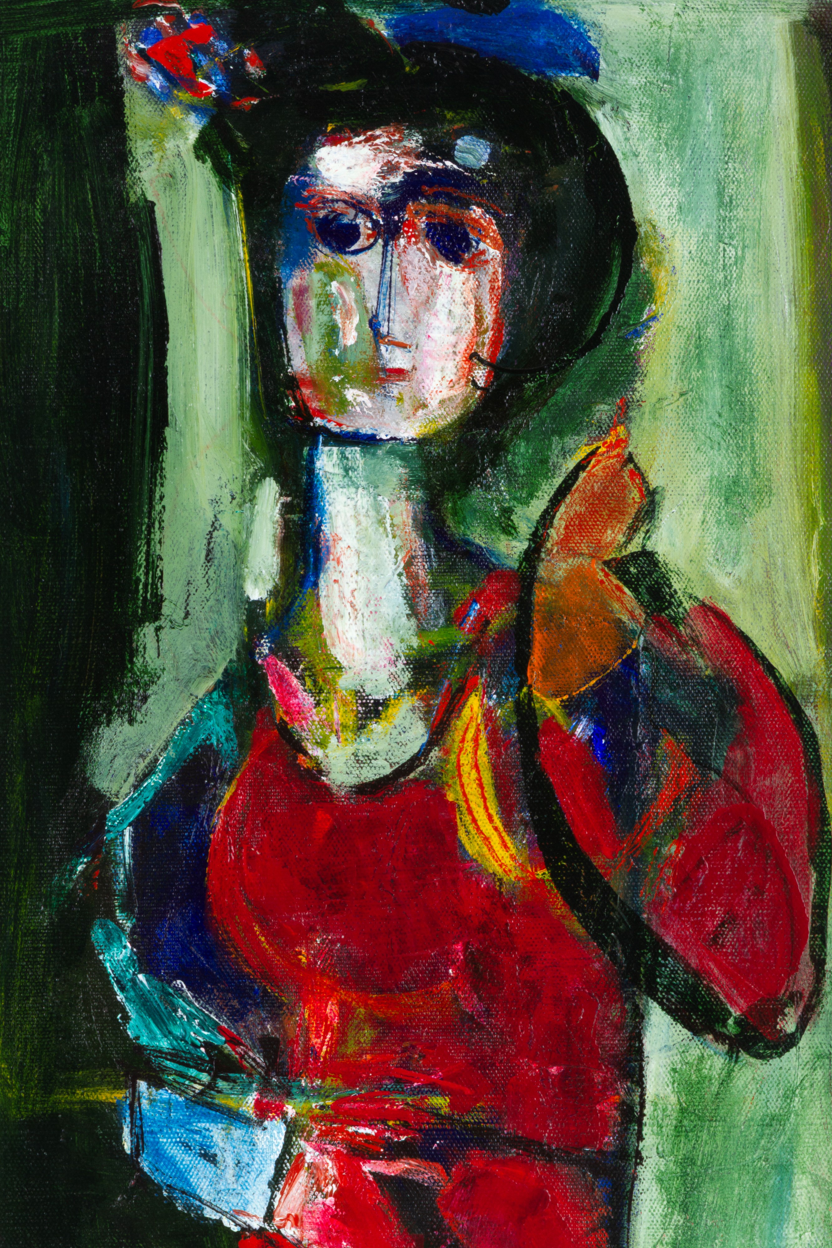 Guido Paolo Pajetta - Donna in rosso