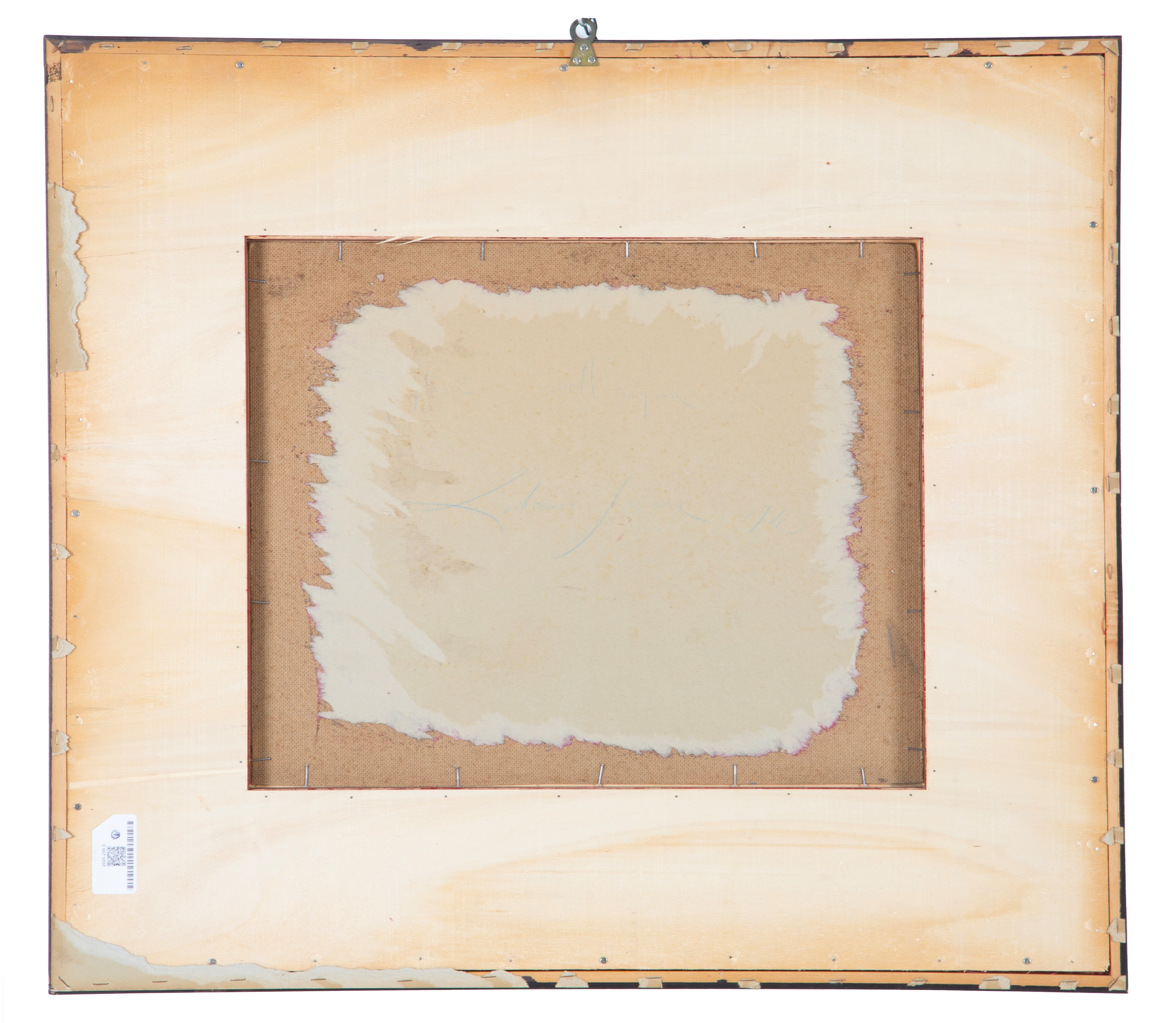 Cesare Libano - Riflessi nell’acqua, olio su masonite