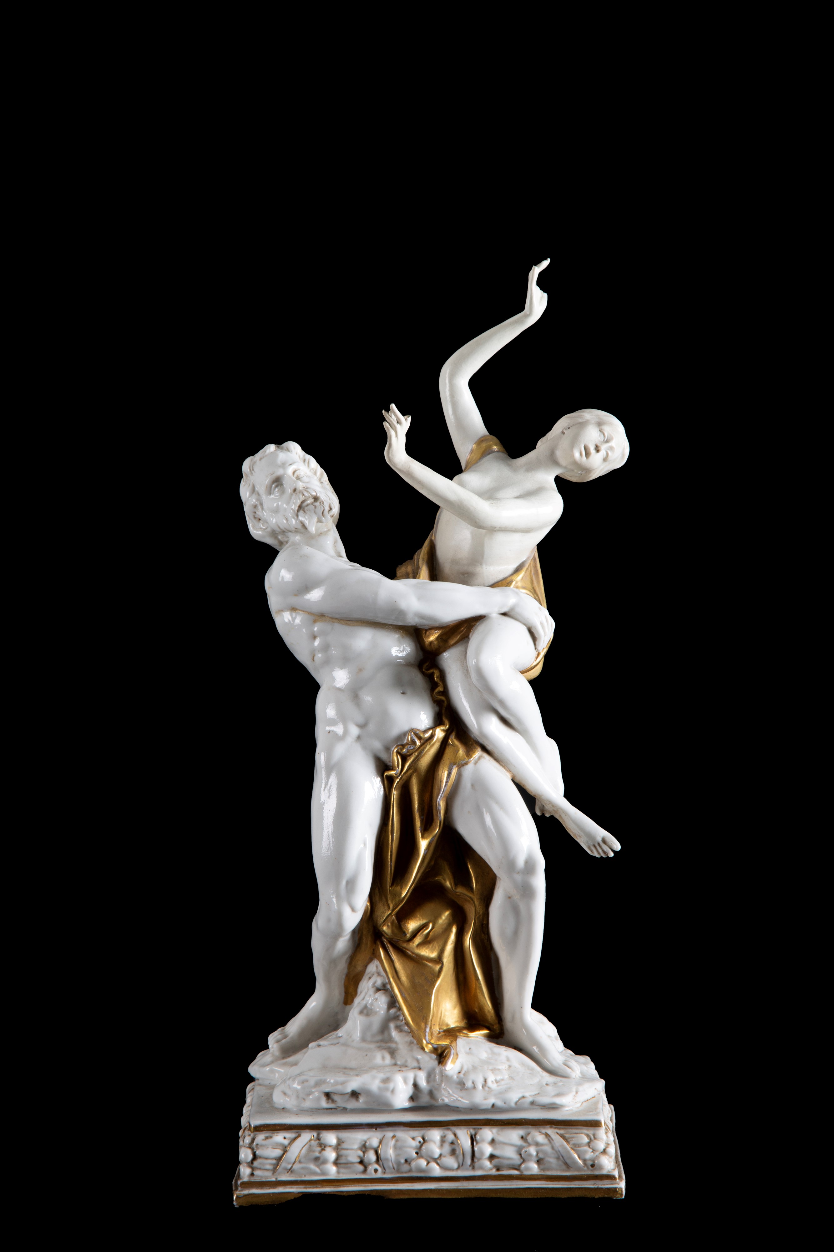 Cozzi, Scultura in porcellana 'Ratto di Proserpina'