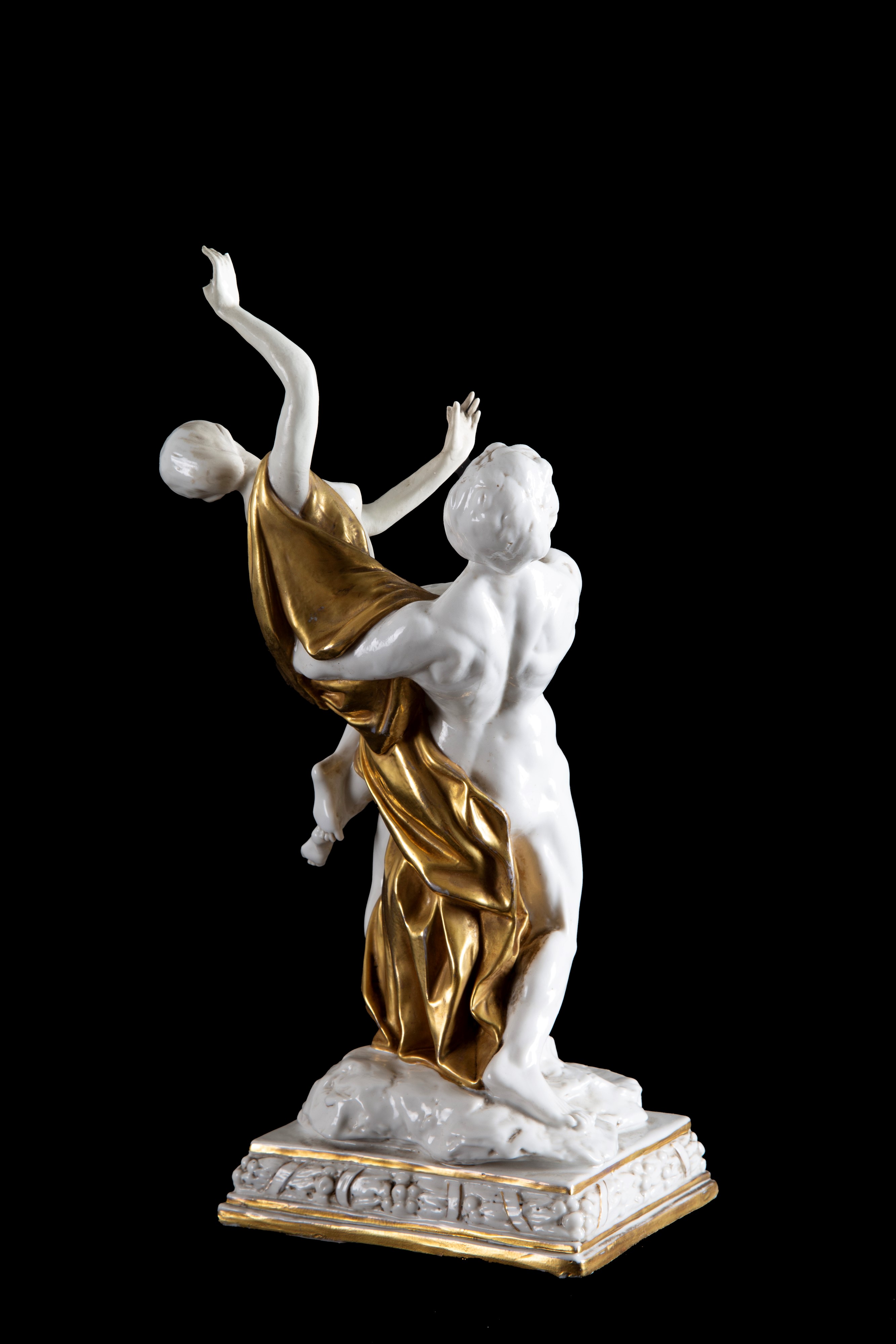 Cozzi, Scultura in porcellana 'Ratto di Proserpina'