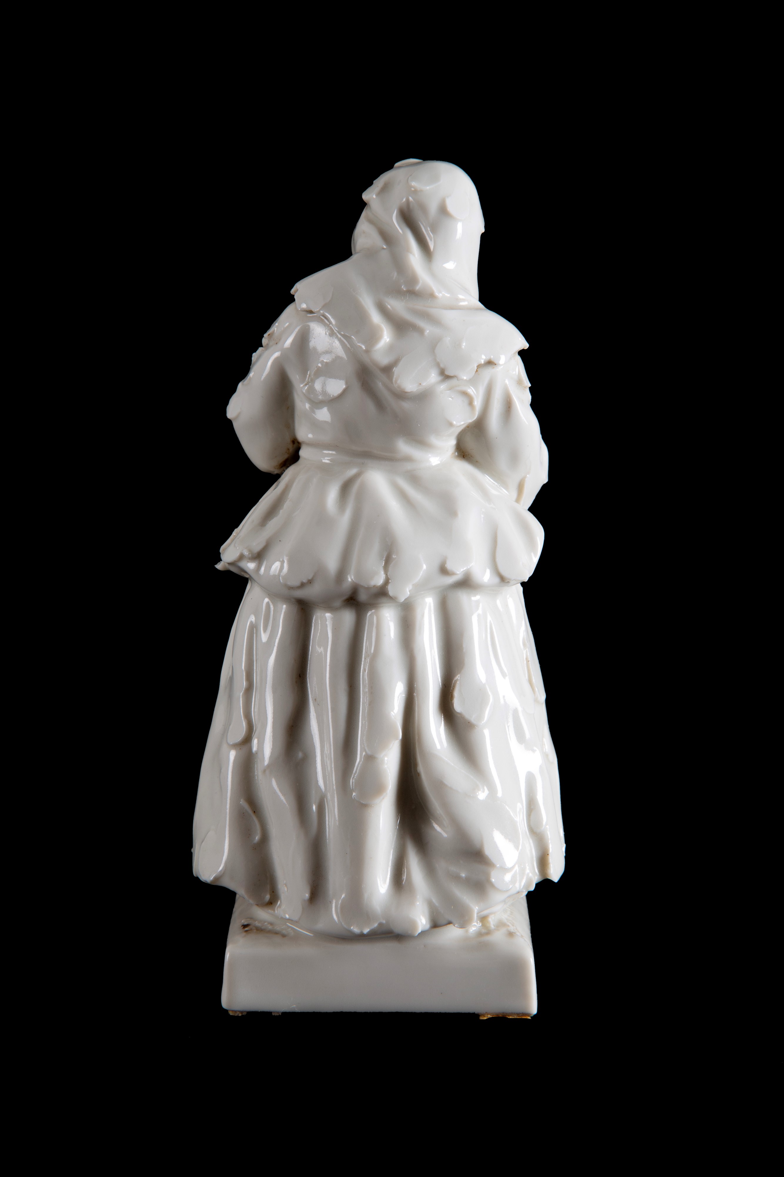 Scultura, Mendicante, porcellana bianca, Capodimonte