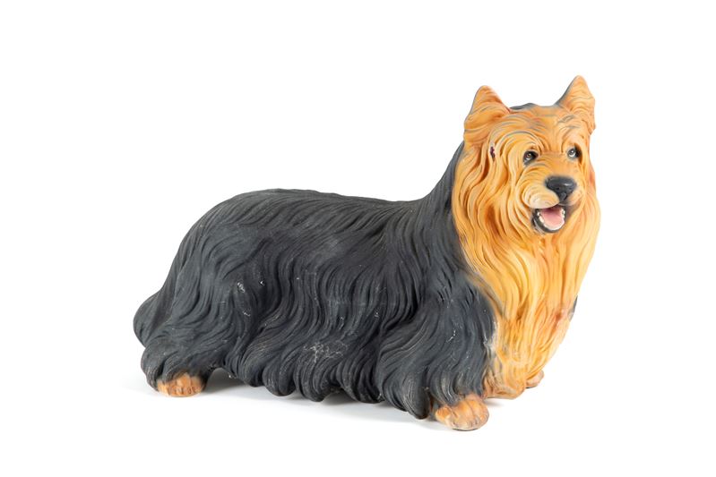 Scultura in ceramica, Yorkshire Terrier