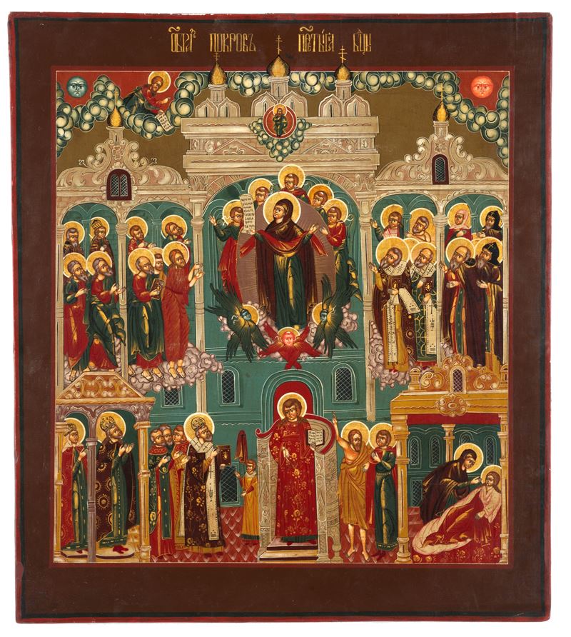 Icona "PROTEZIONE DELLA VERGINE"