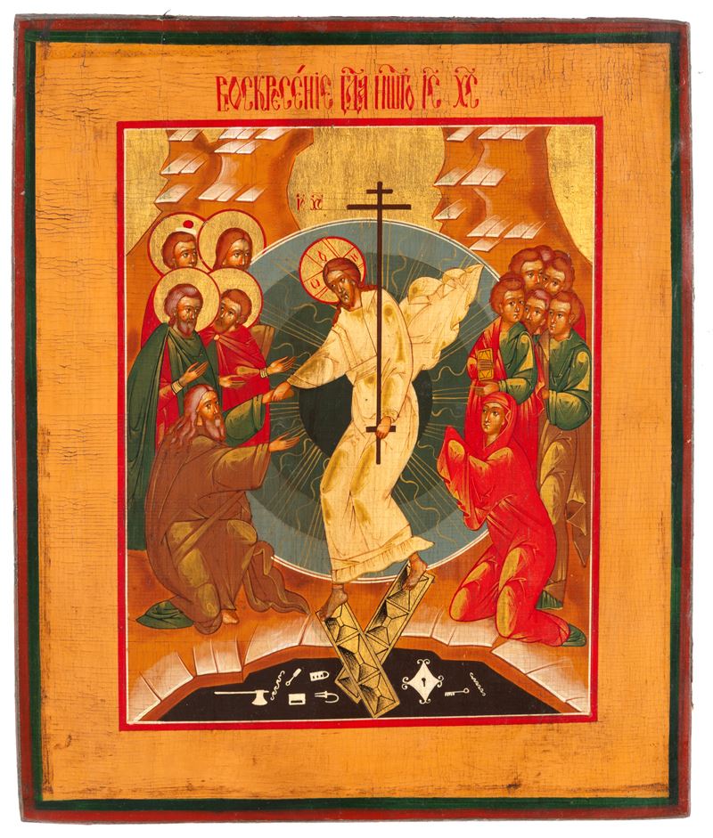 Icona "CRISTO PANTOCRATOR E I SANTI PROFETI"