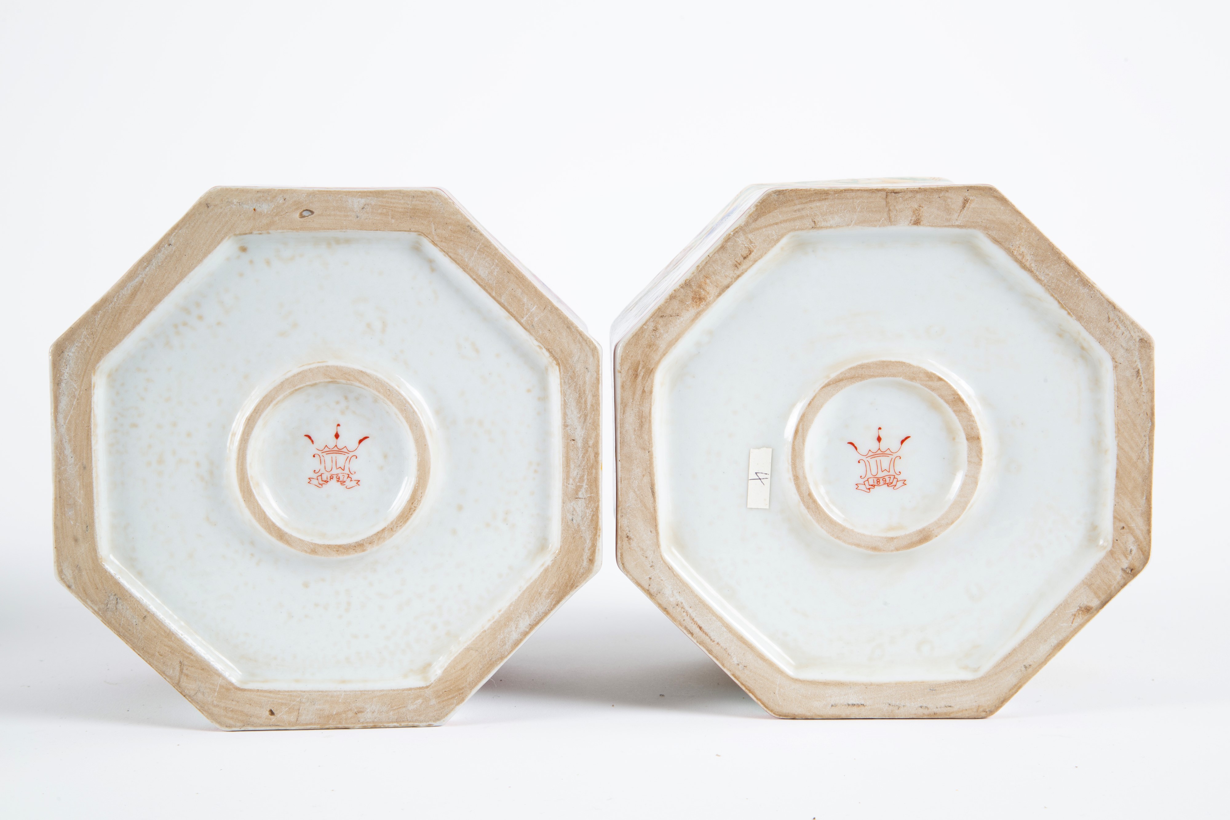 Scatole ottagonali con coperchio