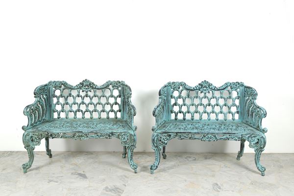 Coppia di panchine