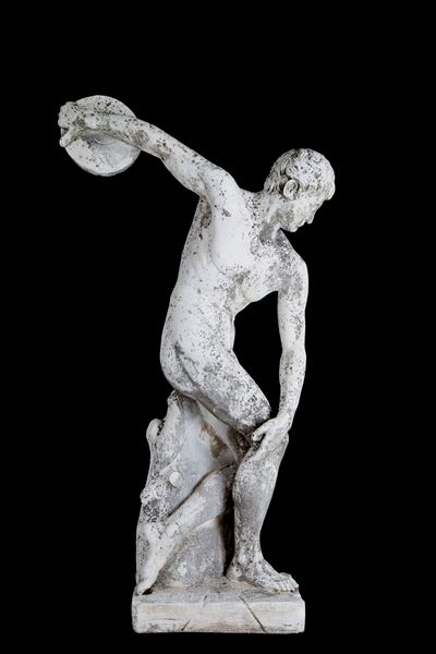 Scultura contemporanea, Discobolo in agglomerato di pietra