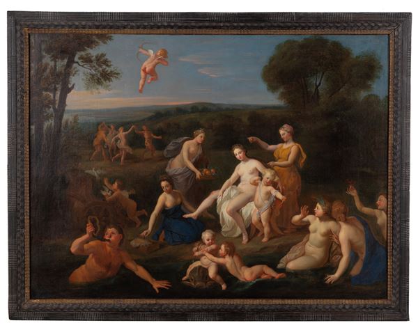 LOUIS  DE BOULOGNE II - Dipinto "TOILETTE DI VENERE"