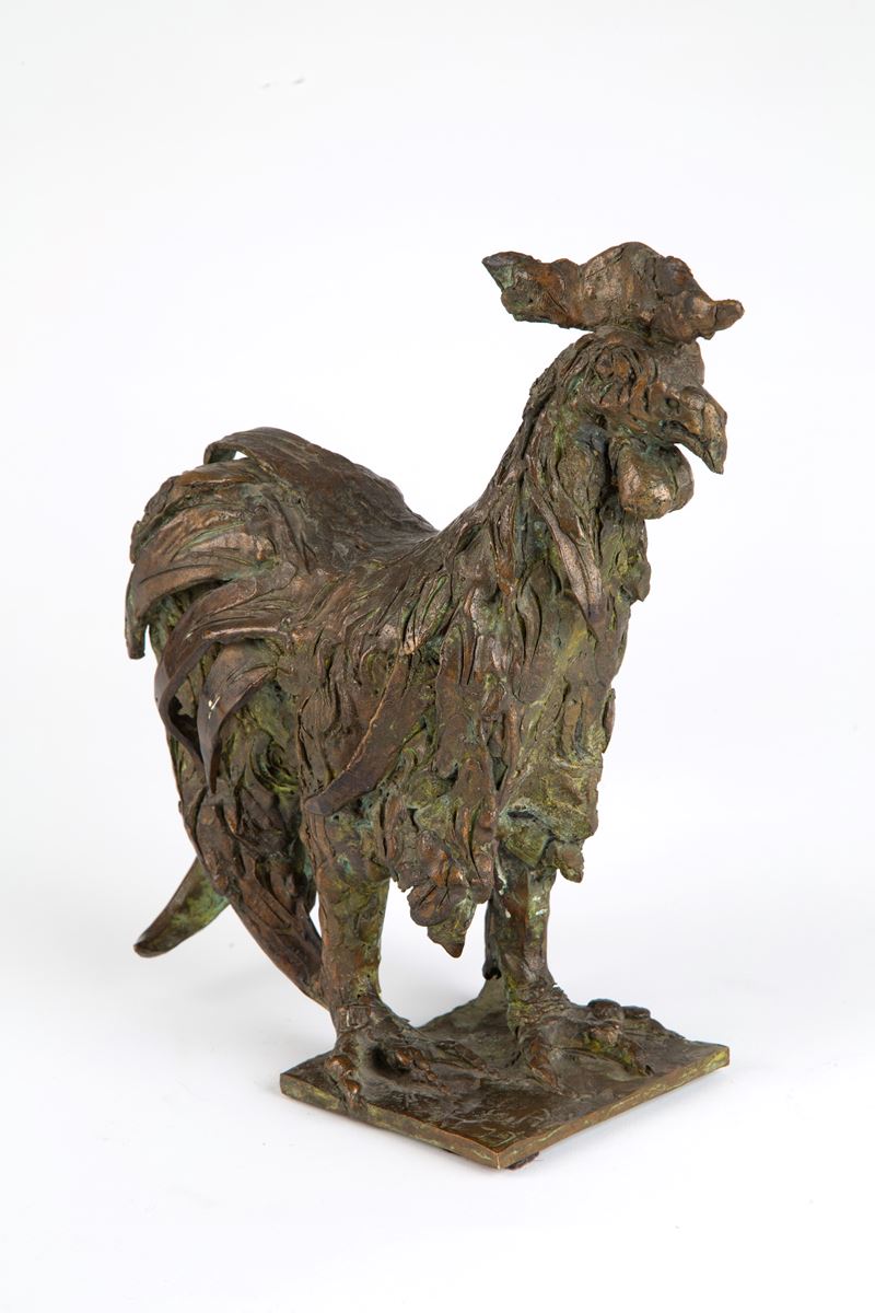 Scultura in bronzo, Gallo, 1979