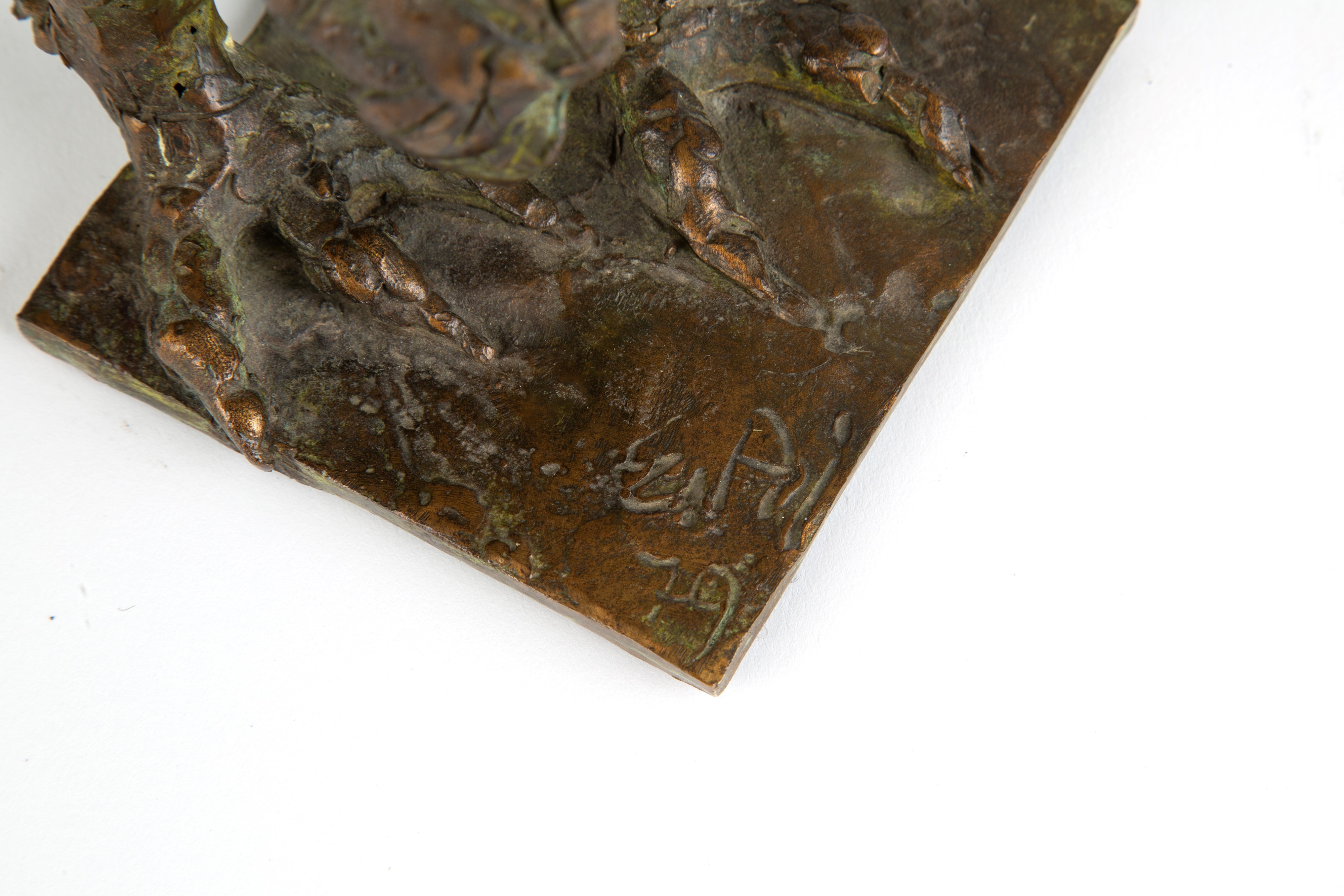 Scultura in bronzo, Gallo, 1979