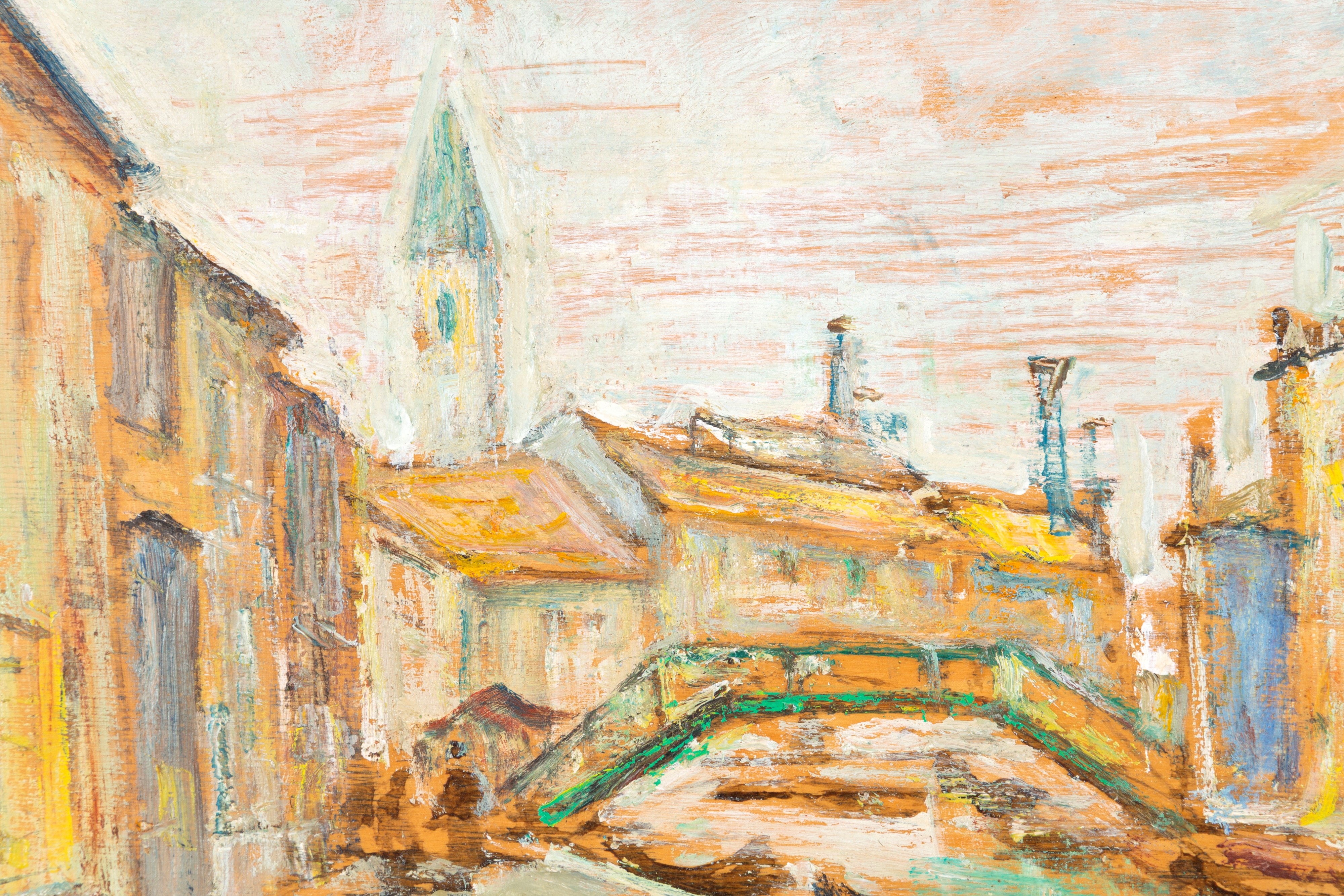 Mario Vellani Marchi - Burano (olio su tavoletta)