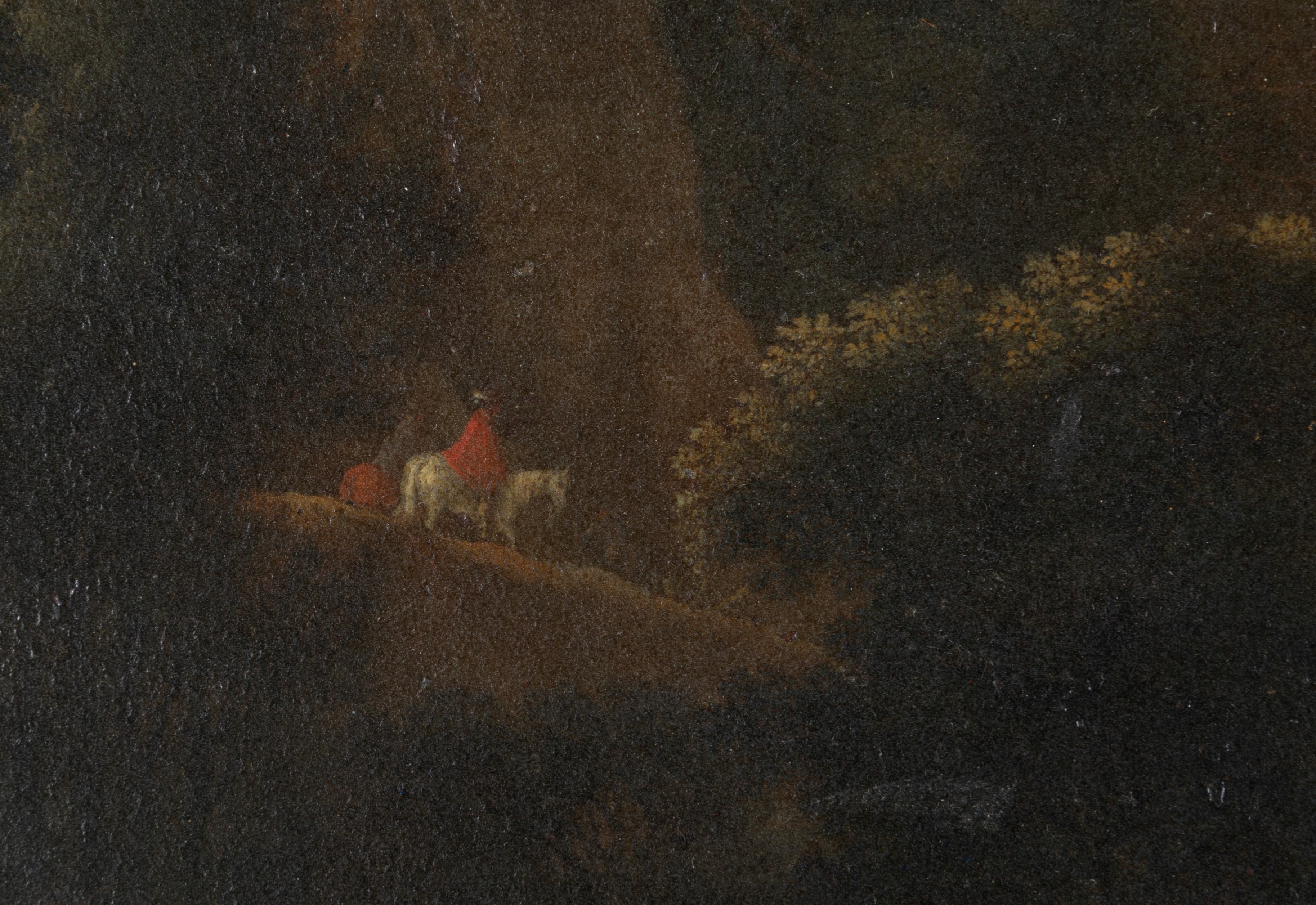 Frans Janszoon Post - Paesaggio animato, dipinto su rame