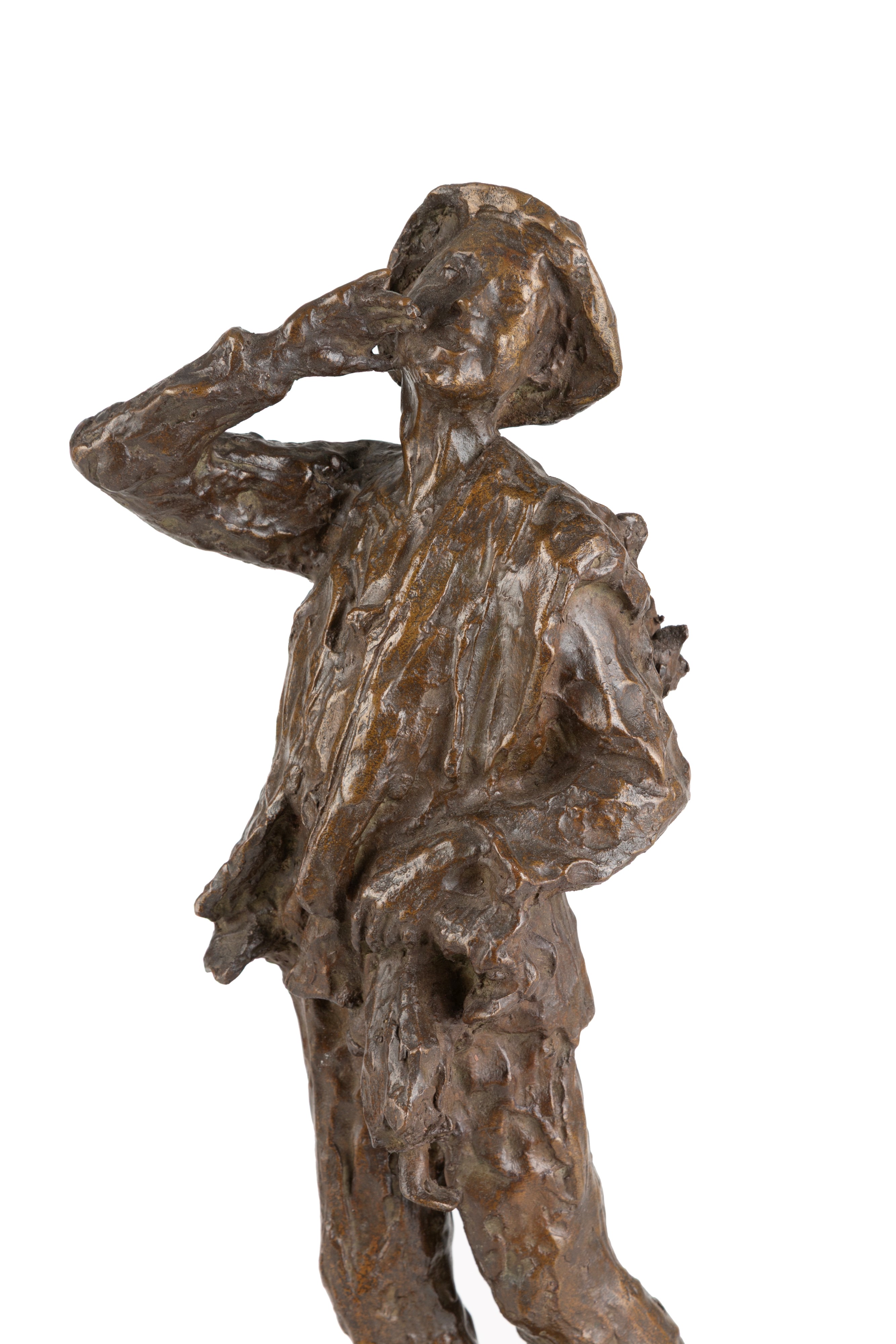 Luigi Panzeri - Scultura 'Spazzacamino' in bronzo