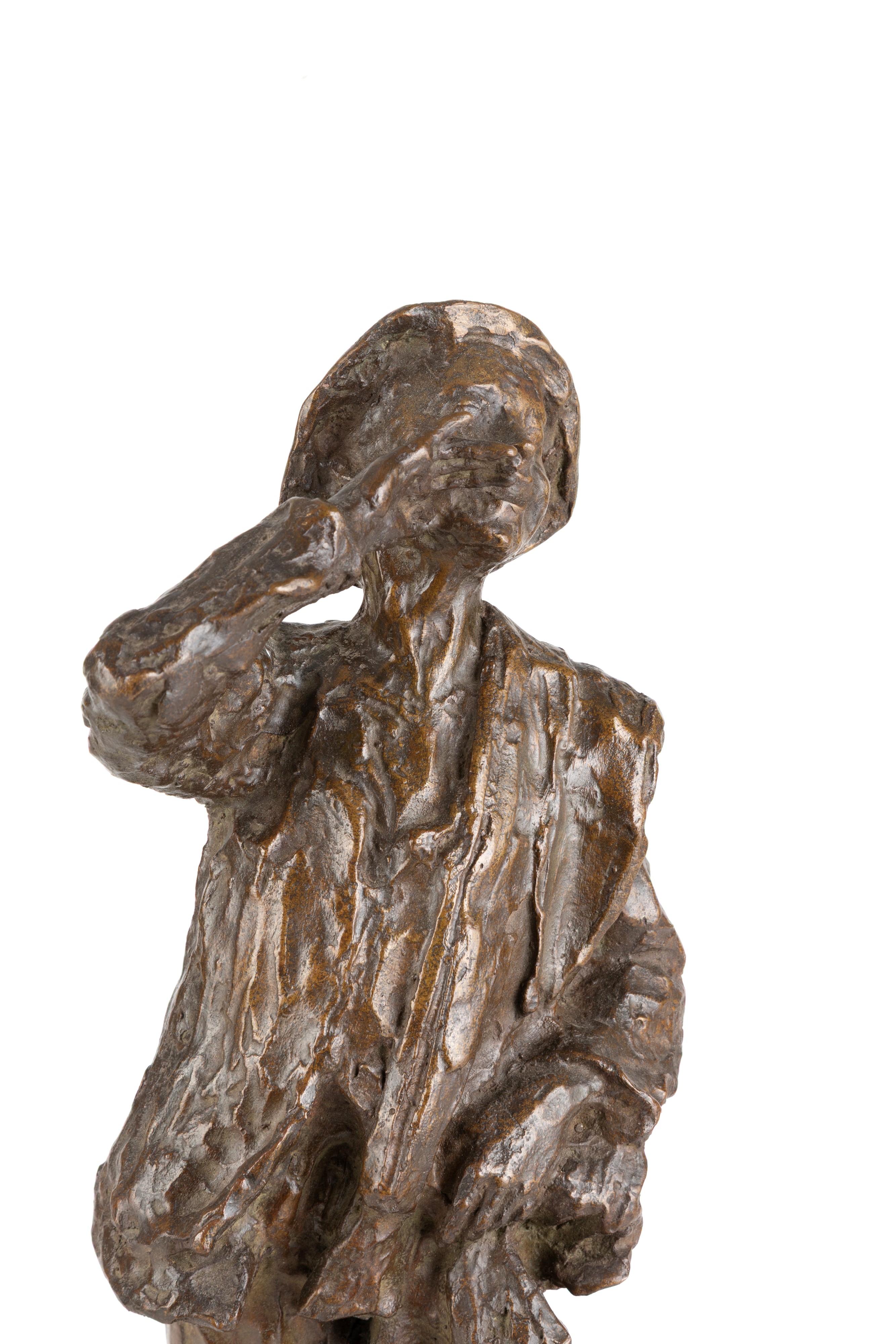 Luigi Panzeri - Scultura 'Spazzacamino' in bronzo