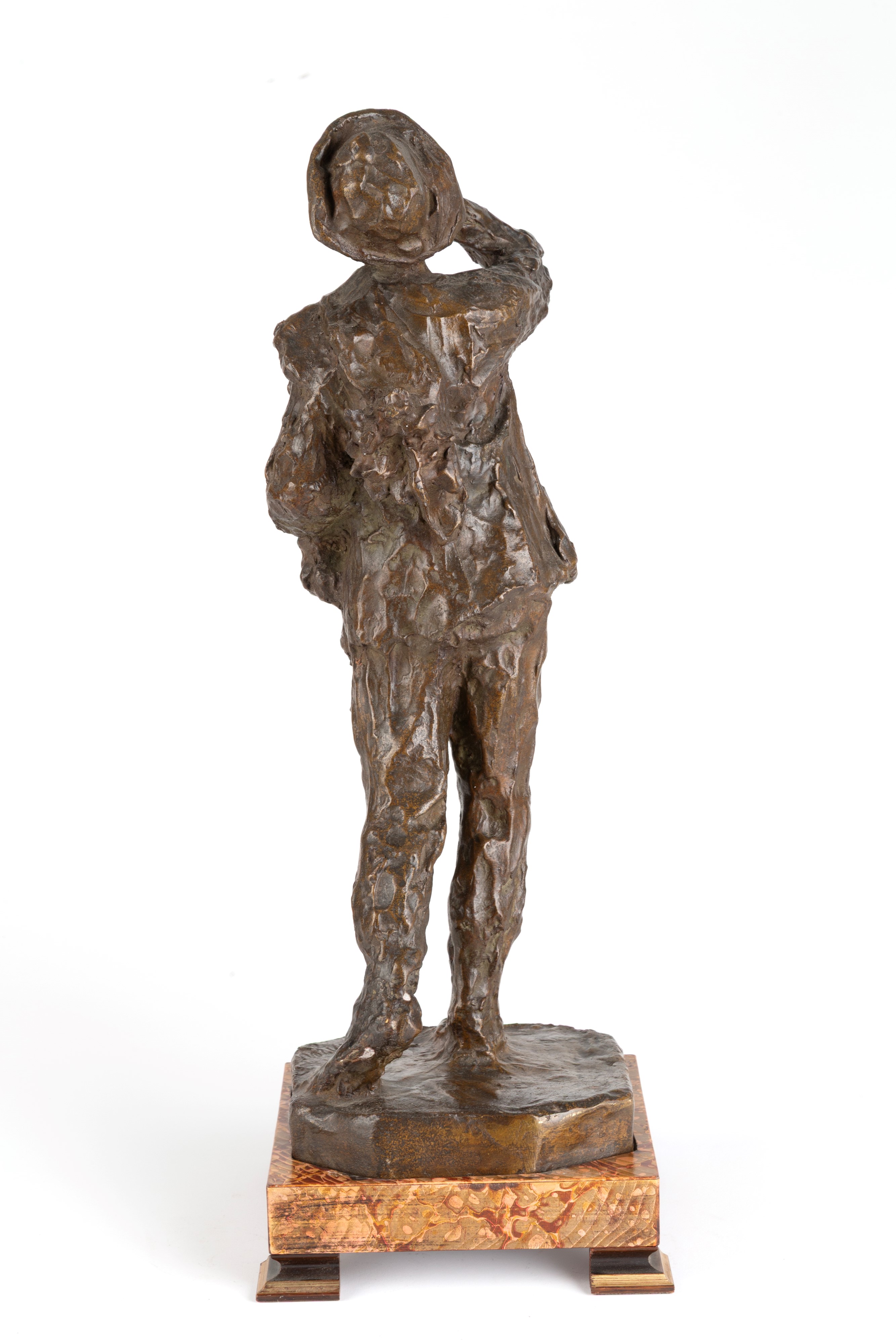 Luigi Panzeri - Scultura 'Spazzacamino' in bronzo