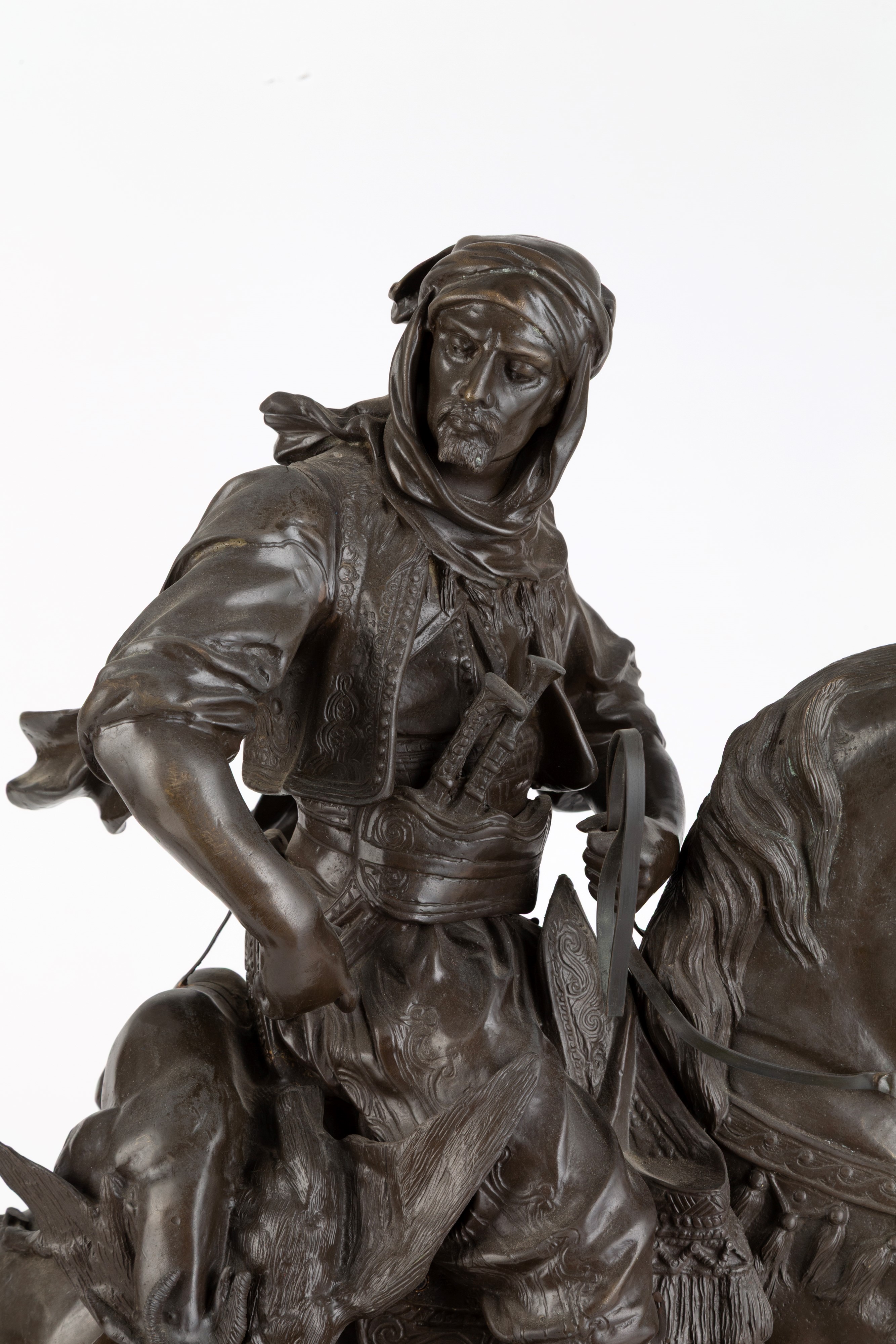 Scultura "ARABO A CAVALLO"