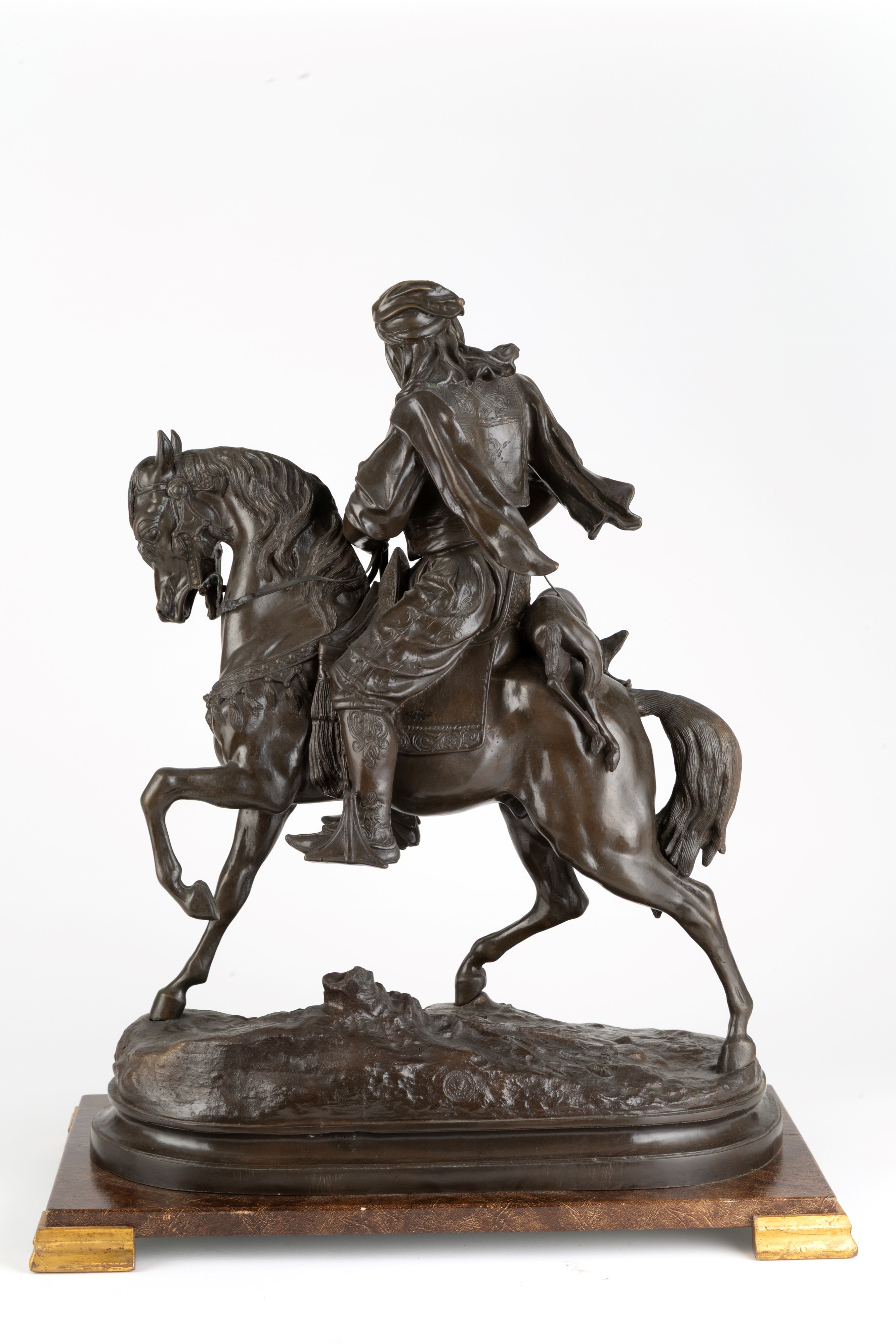 Scultura "ARABO A CAVALLO"