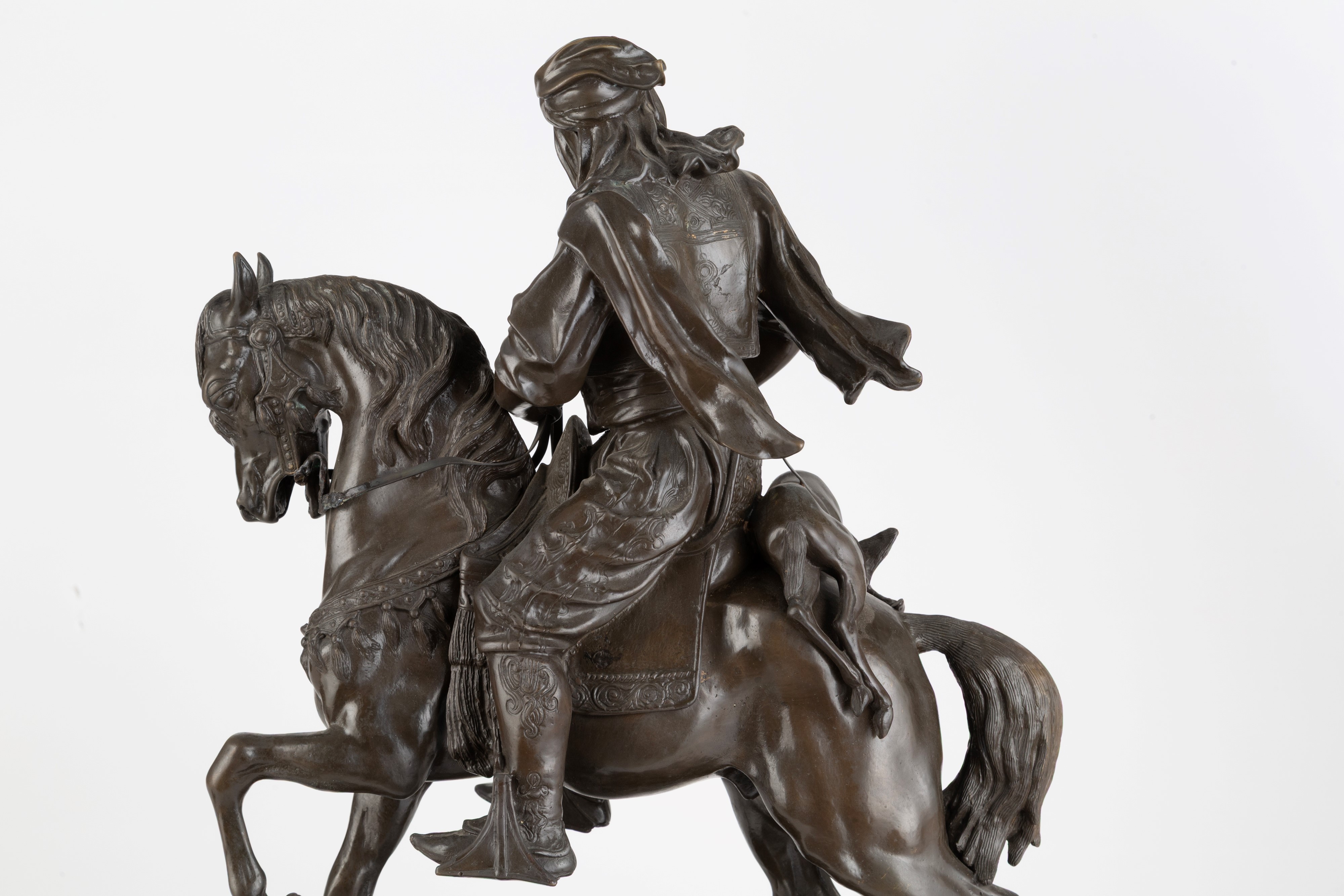 Scultura "ARABO A CAVALLO"