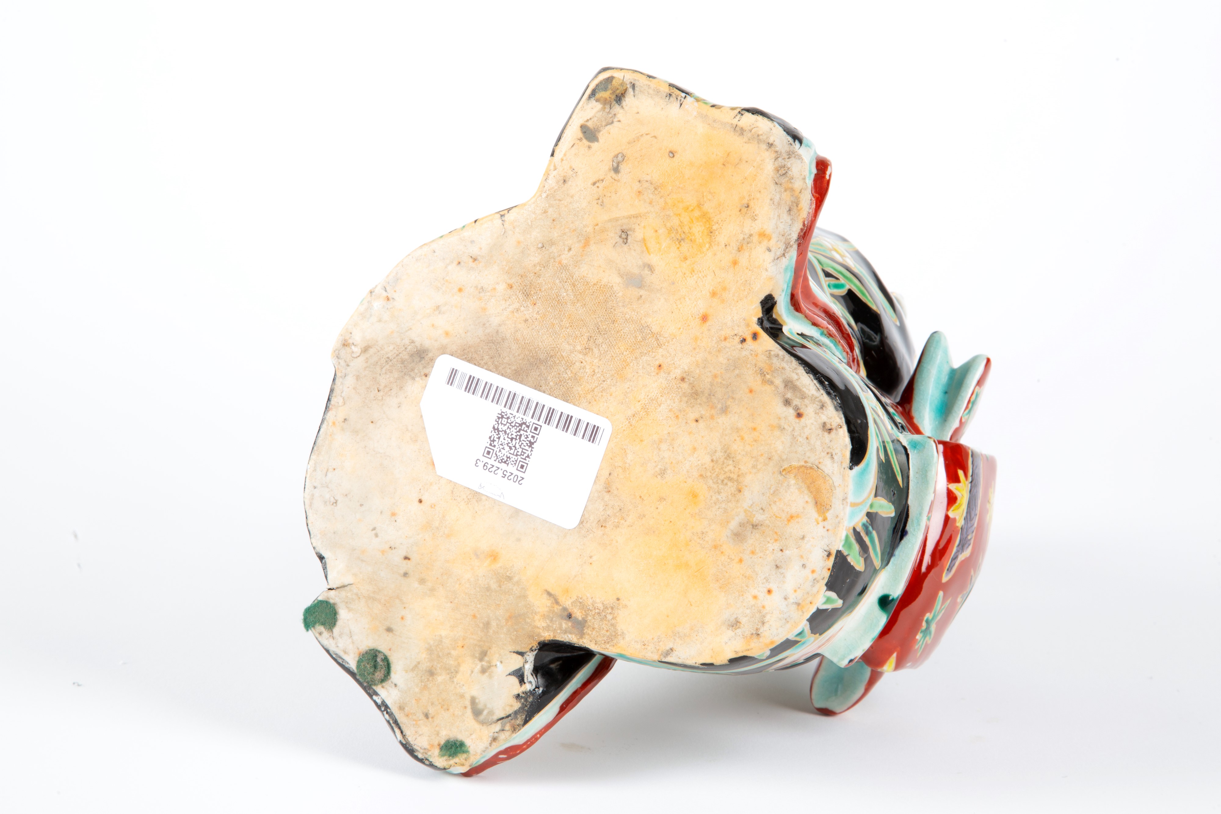 Scultura "GEISHA CON VENTAGLIO"