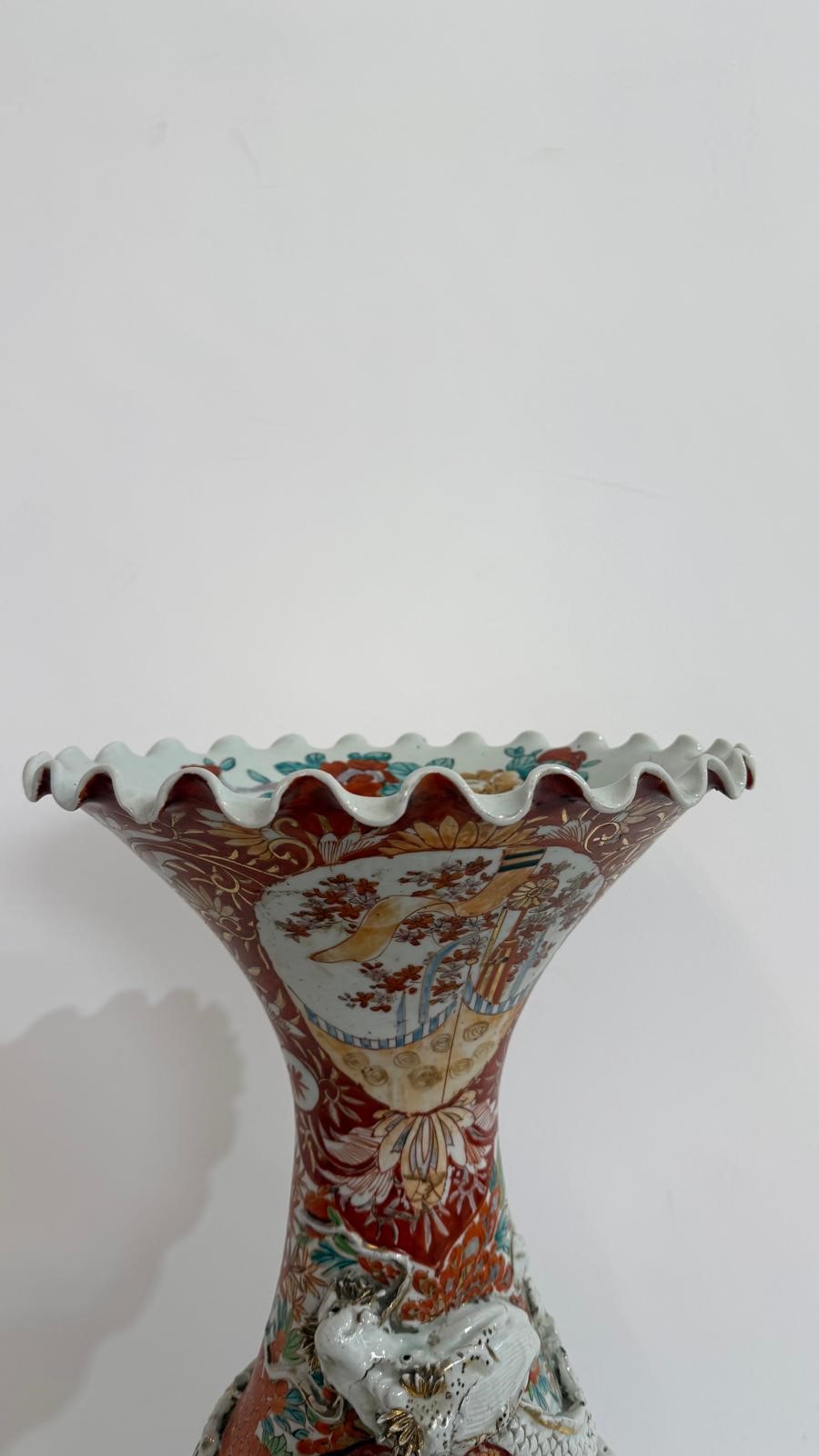Vaso a tromba Imari