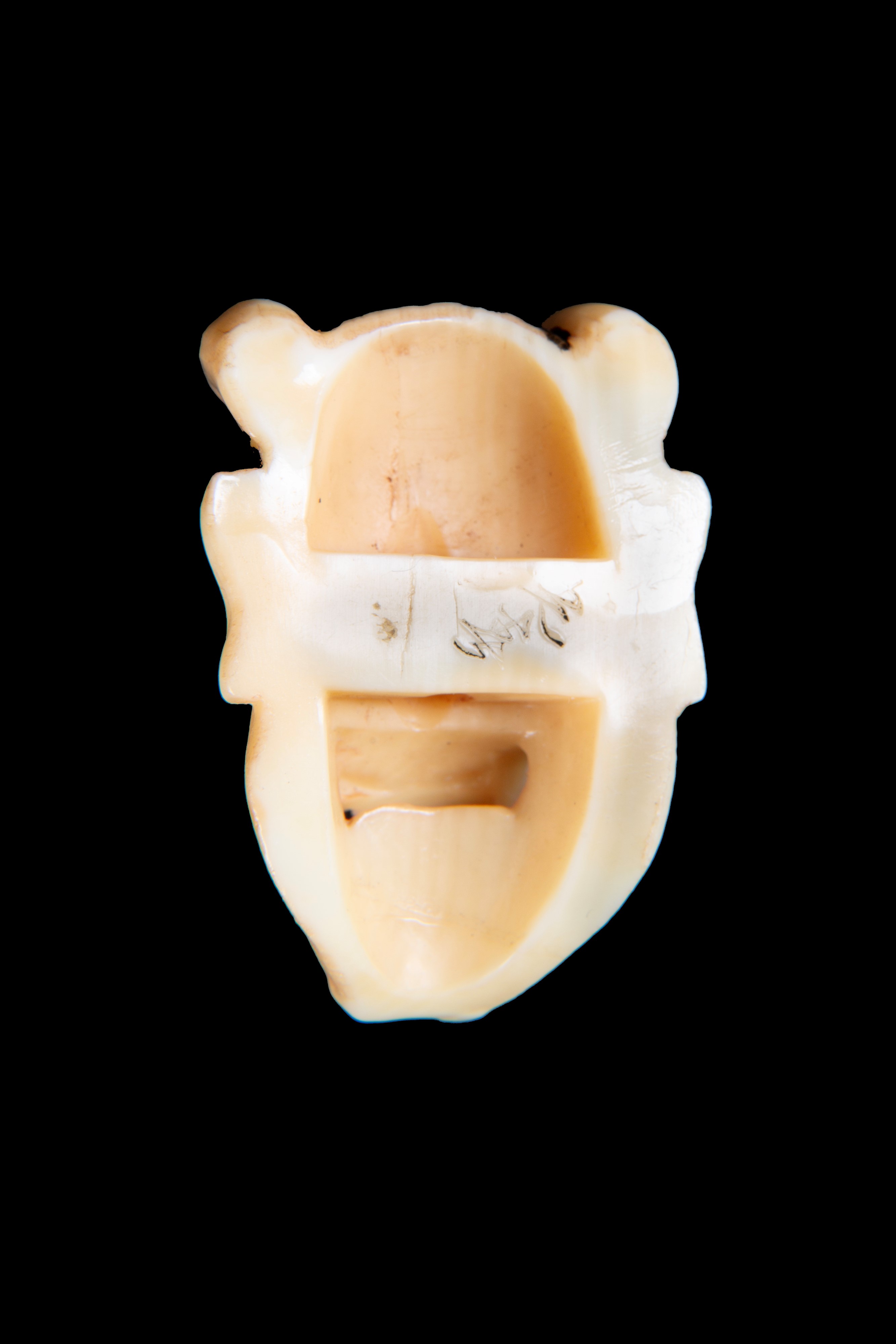 Netsuke "MASCHERA DEL TEATRO HANNYA"