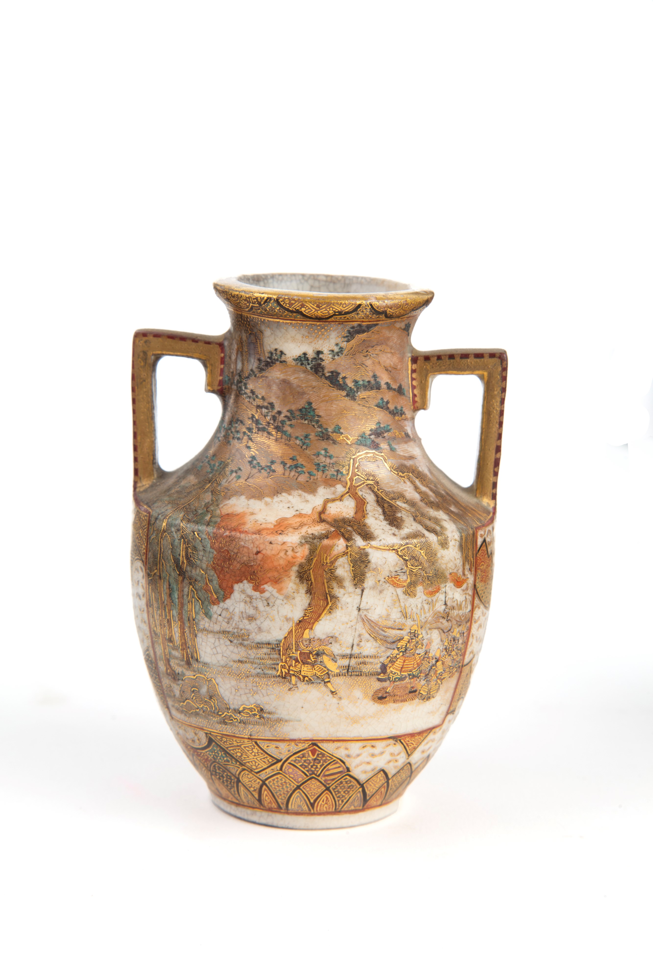 Coppia di vasetti Satsuma