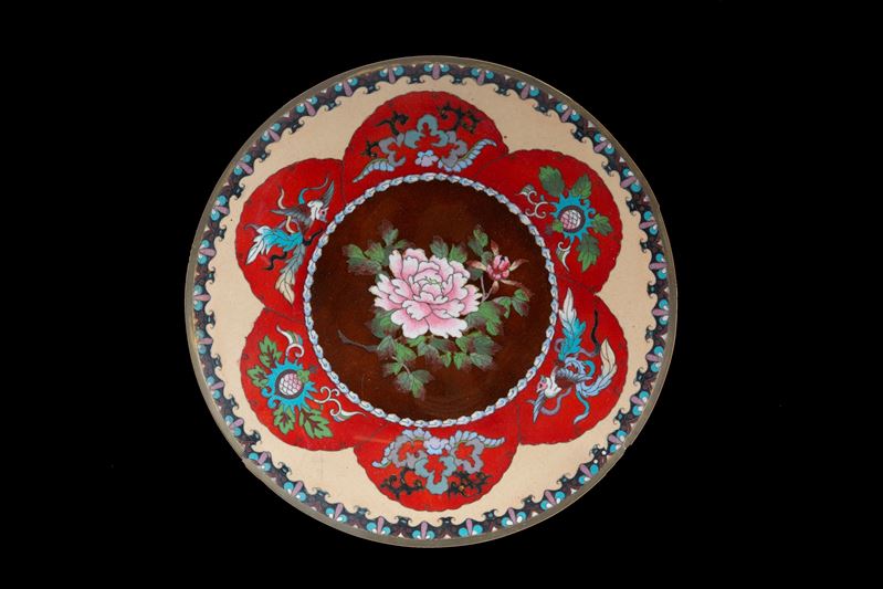 Piatto cloisonné