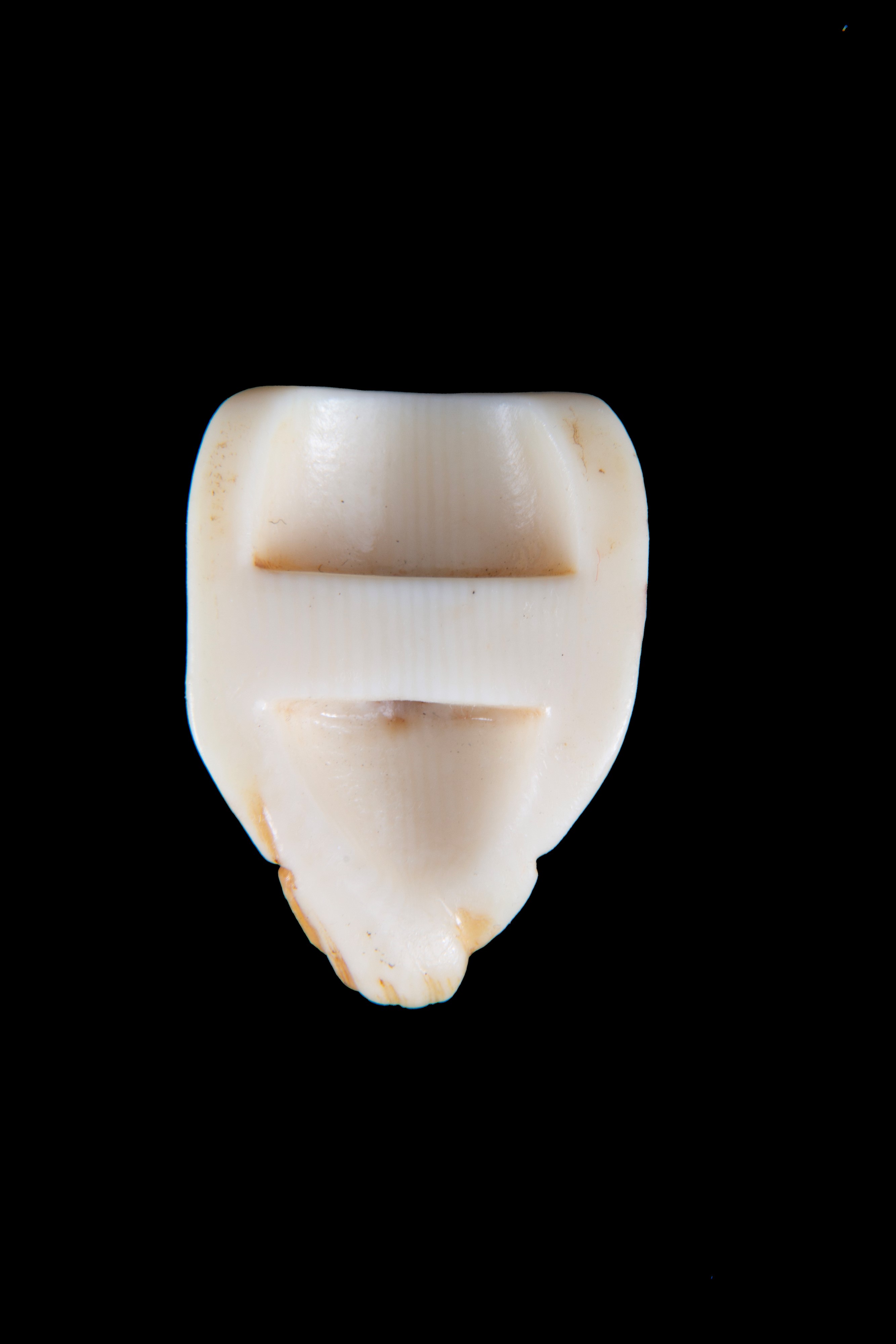 Netsuke "MASCHERA DEL TEATRO HAKUSHIKI-SO"