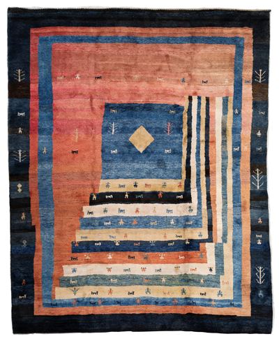 Tappeto Gabbeh, Persia, XX secolo, 400x315 cm