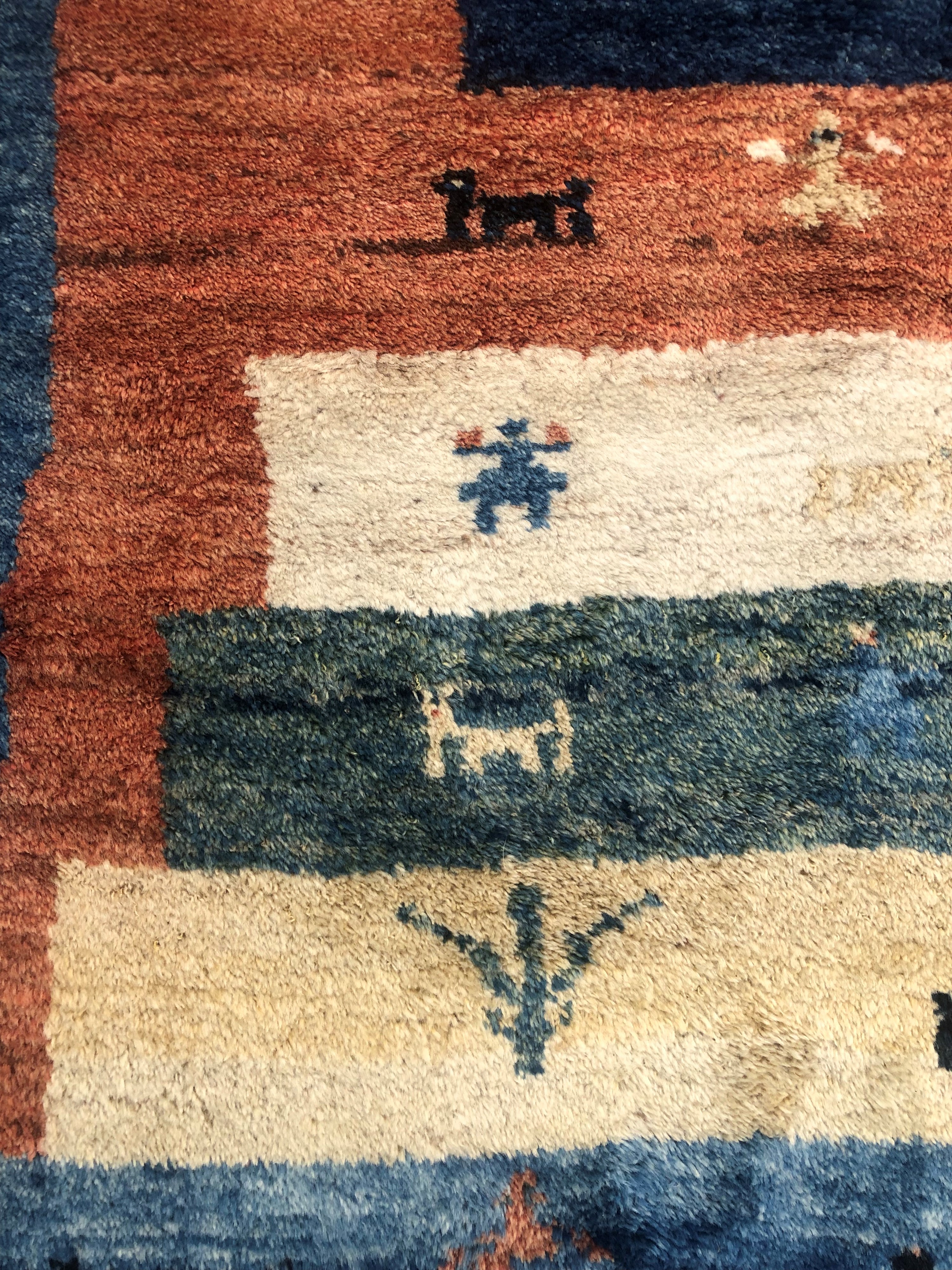 Tappeto Gabbeh, Persia, XX secolo, 400x315 cm